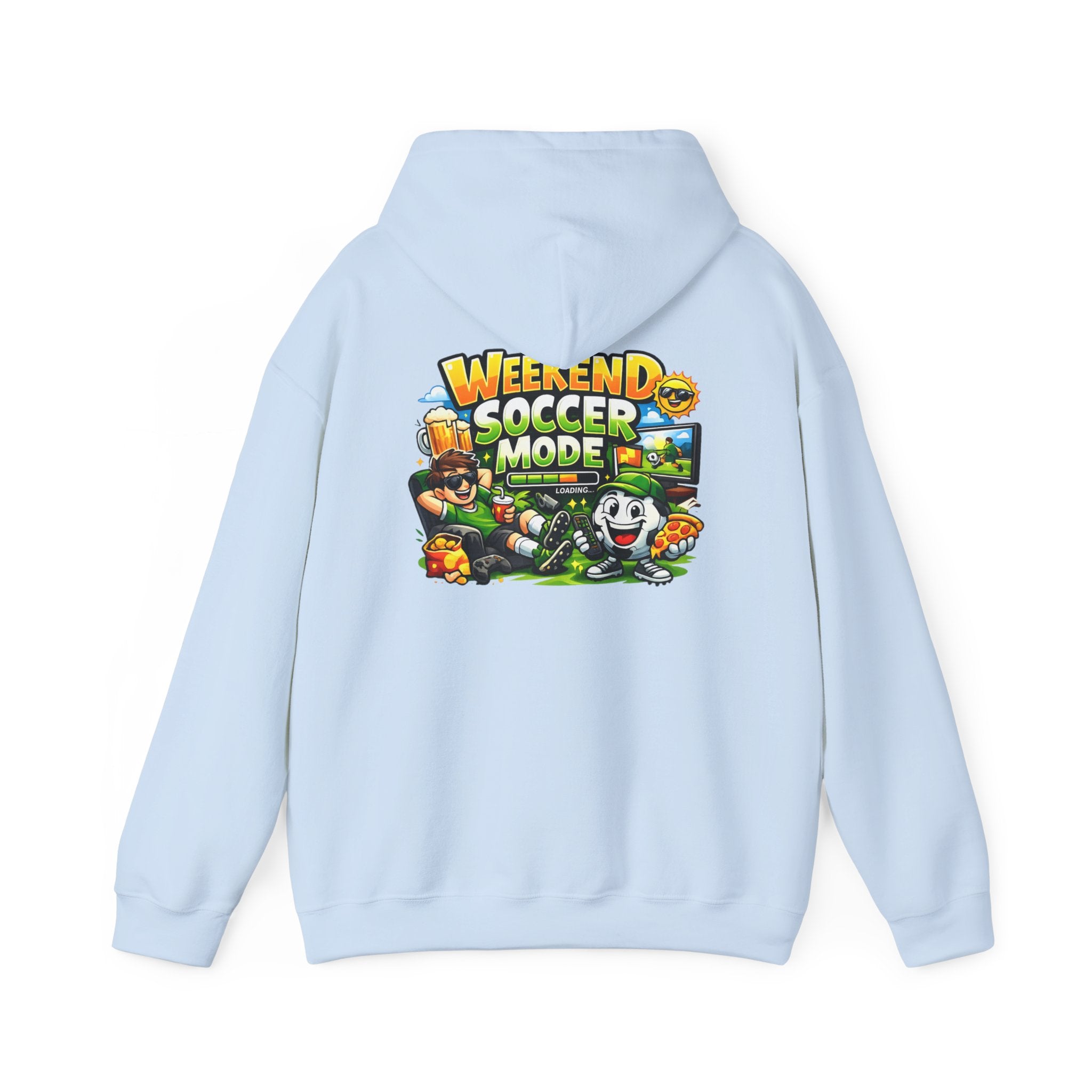 Weekend Soccer Mode Funny Hoodie