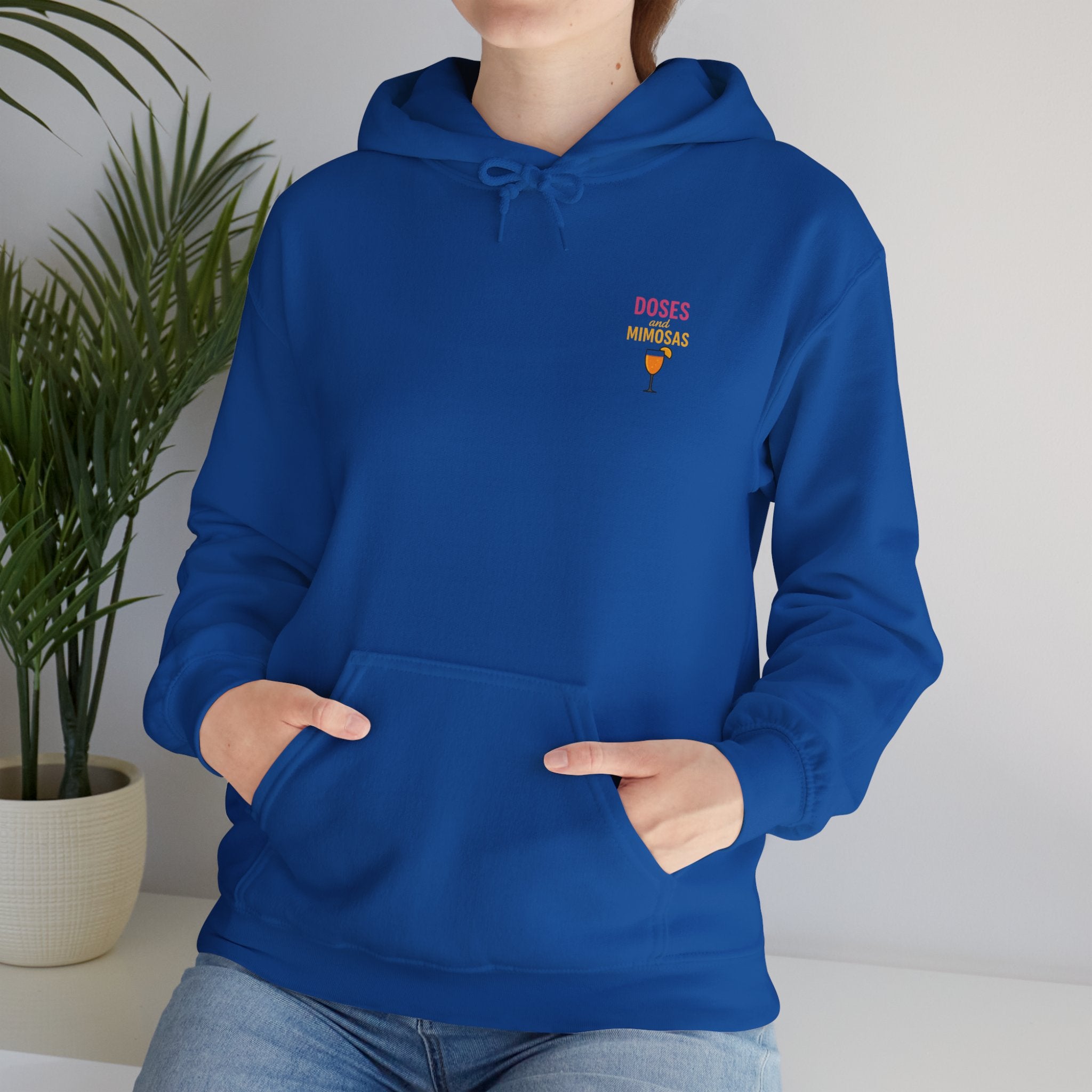 Party Vibes Hooded Sweatshirt — "Sunday Funday" Doses & Mimosas