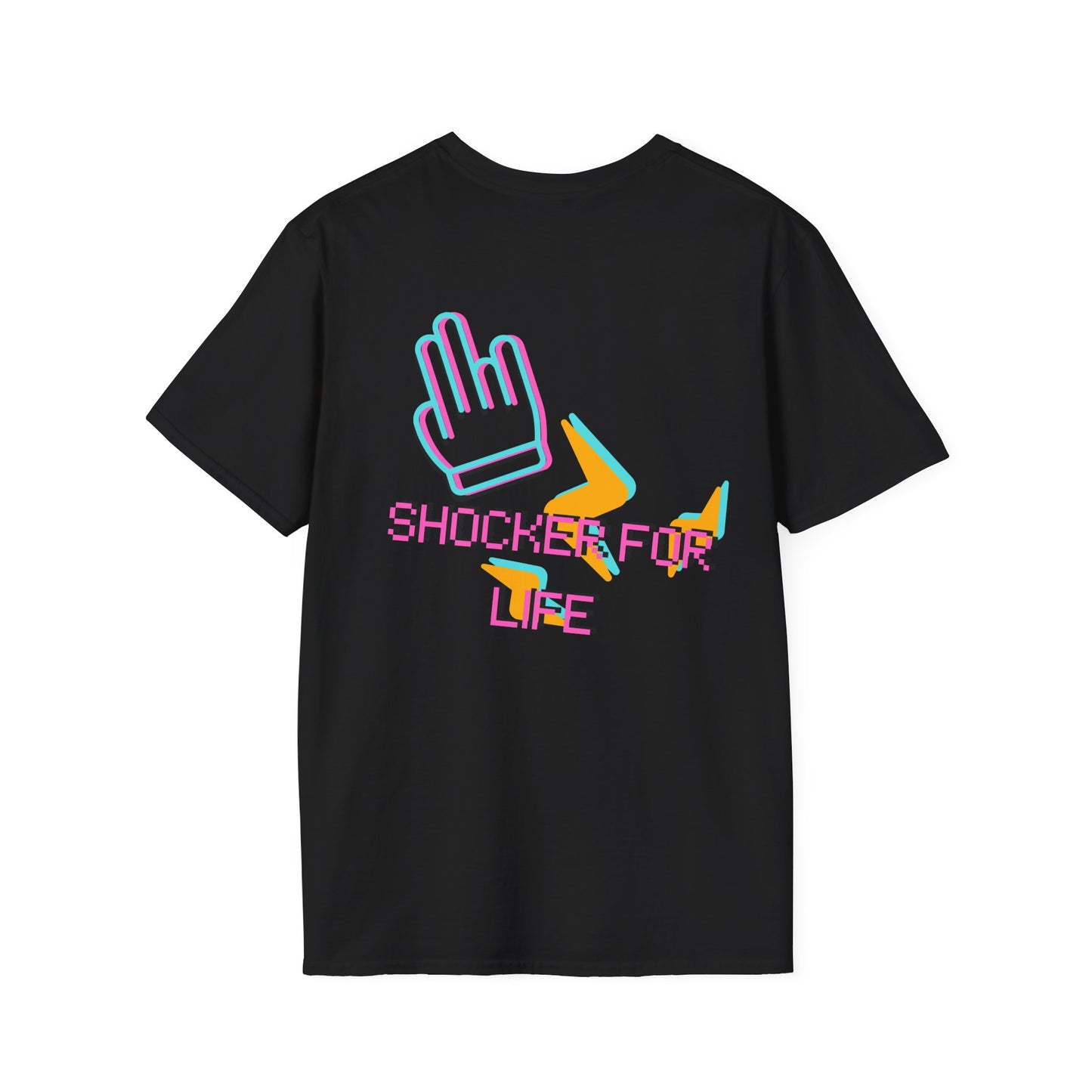 Unisex Softstyle T-Shirt: 'Are You Crooked?' & 'Shocker for Life' Graphic Tee