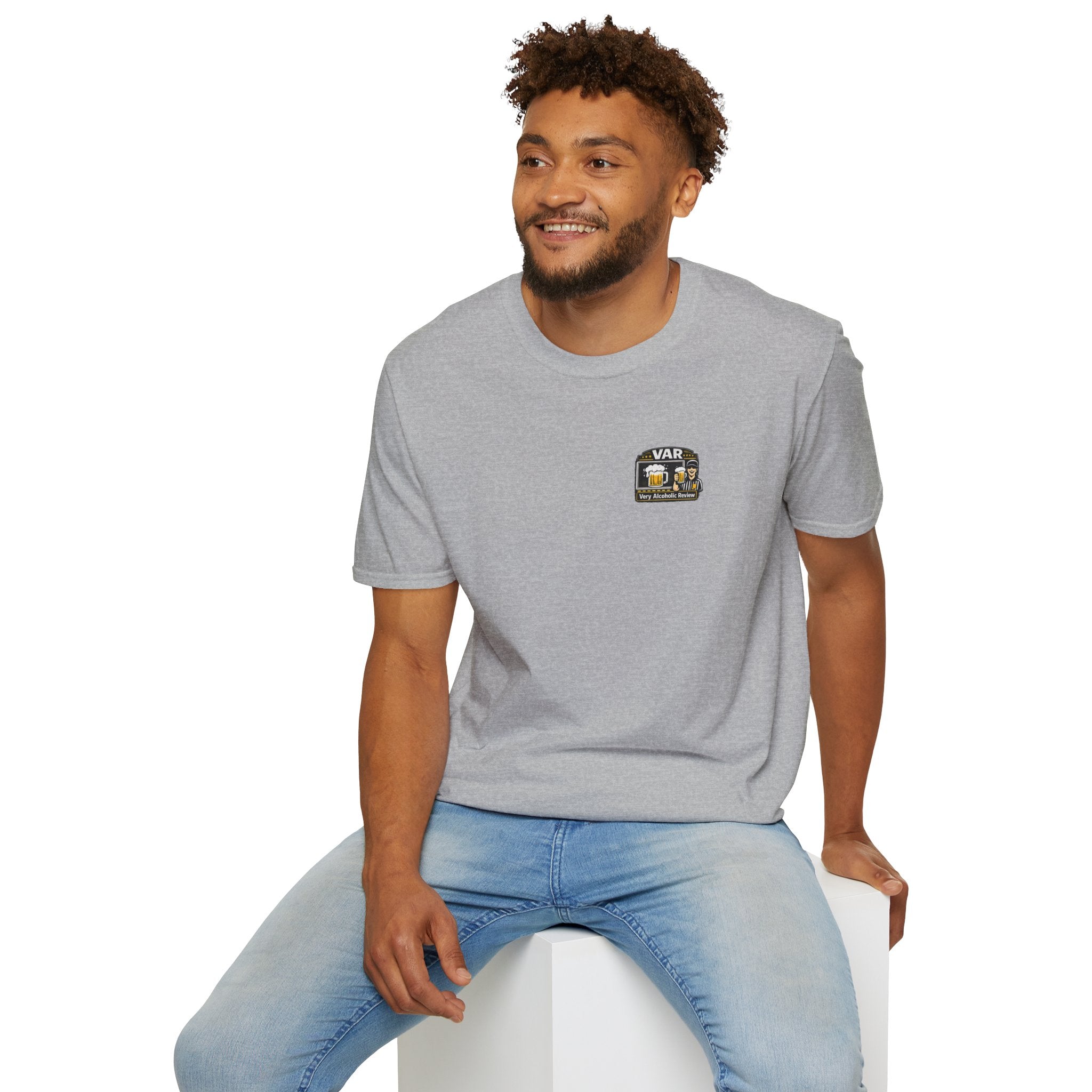 VAR "Very Alcoholic Review" Soccer T-Shirt — Beer Referee Graphic Tee