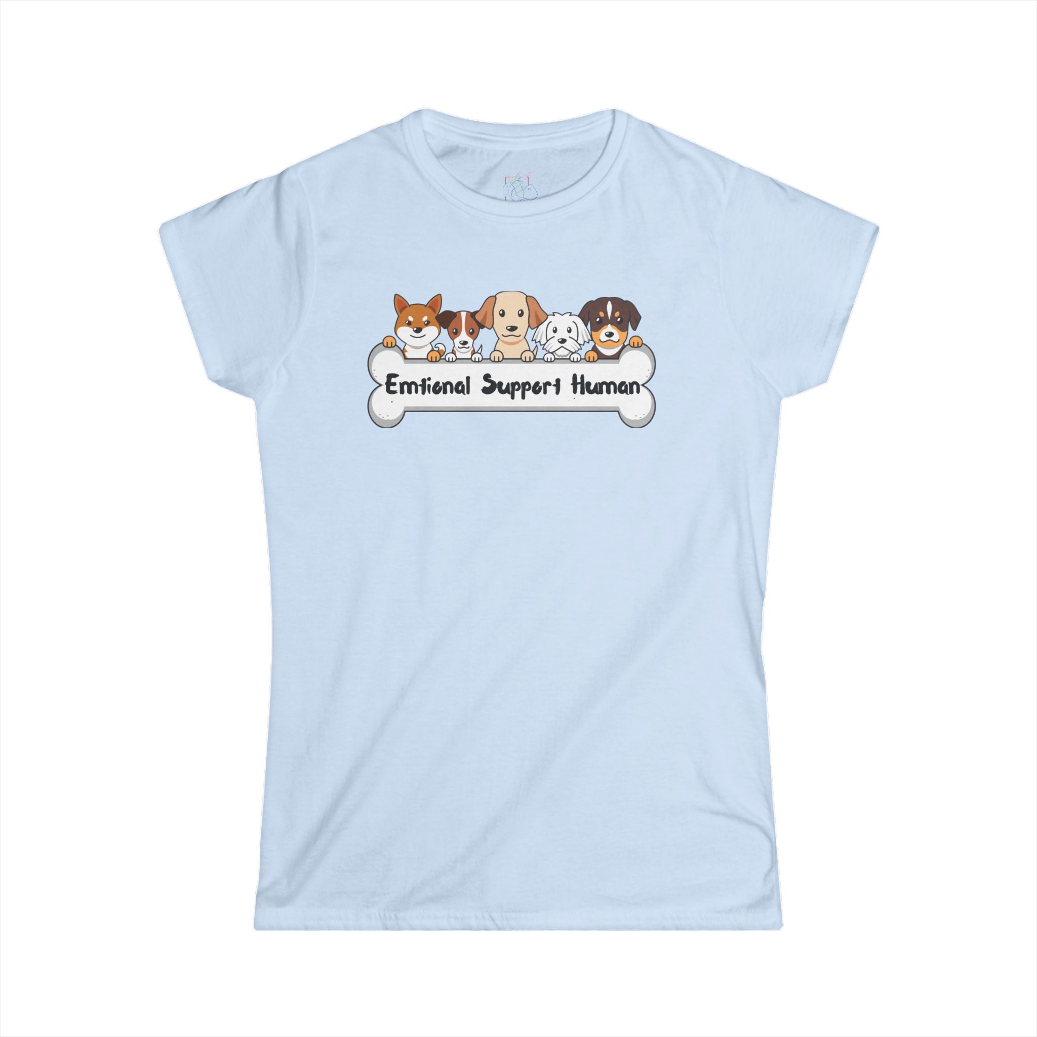 Cute Funny Dog Love T-Shirt — Happy Pup Graphic Tee for Women