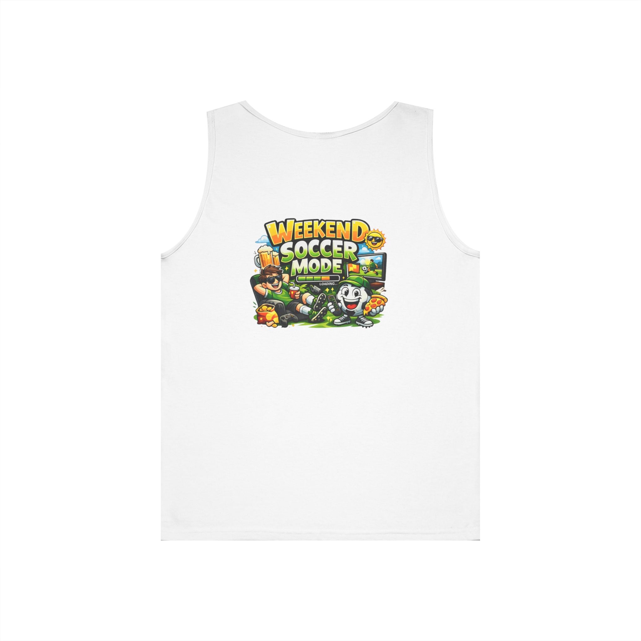 Weekend Soccer Mode Funny Tank Top