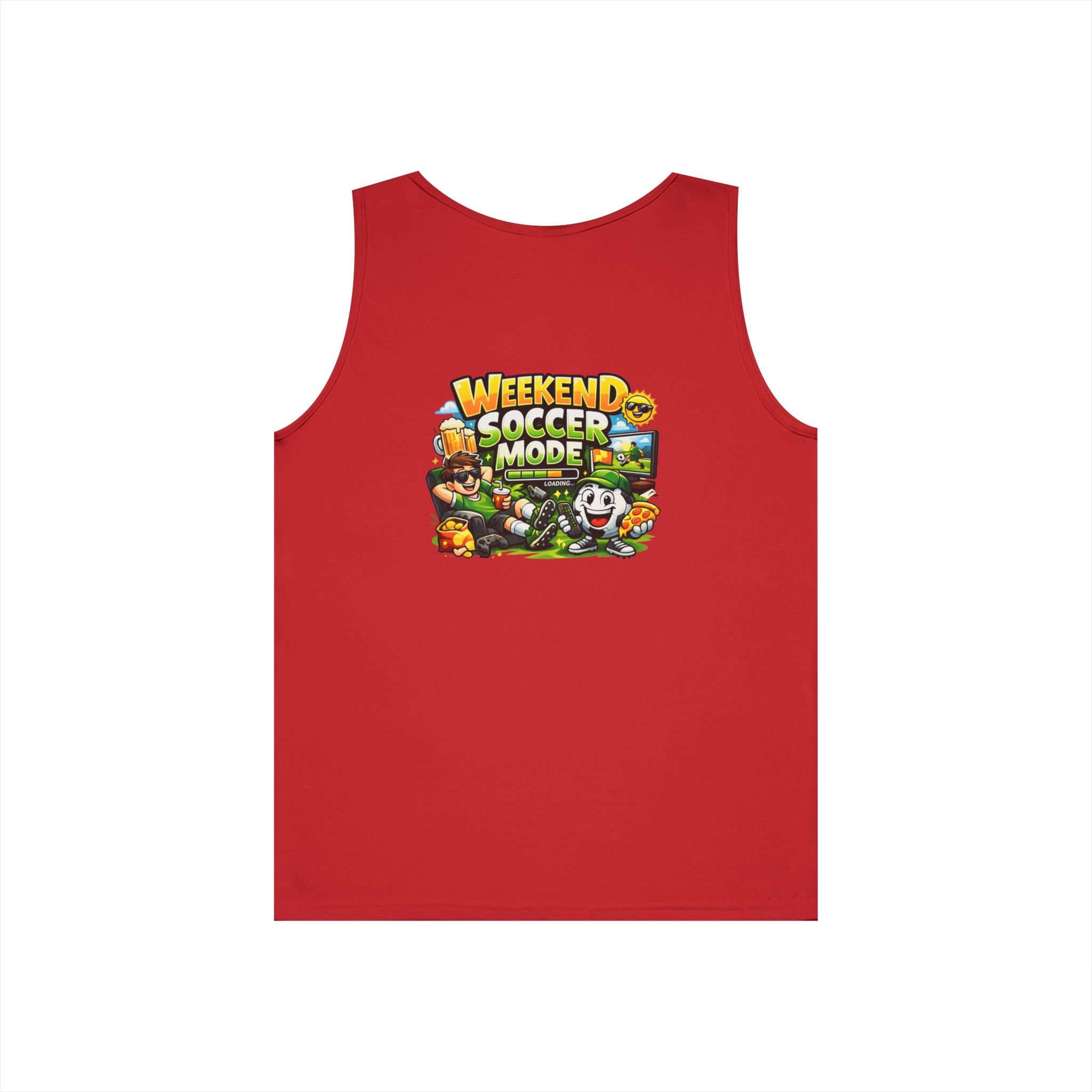 Weekend Soccer Mode Funny Tank Top