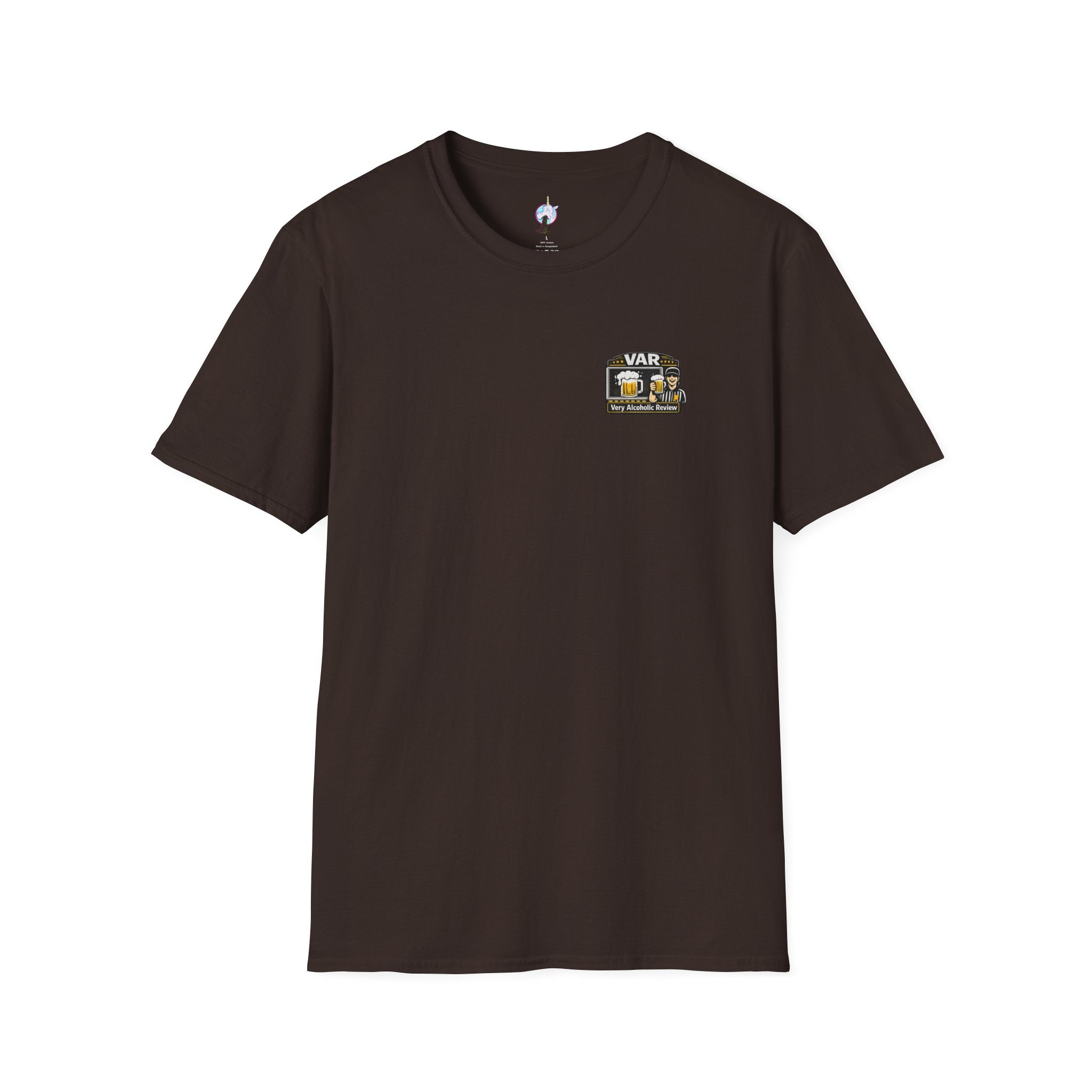 VAR "Very Alcoholic Review" Soccer T-Shirt — Beer Referee Graphic Tee