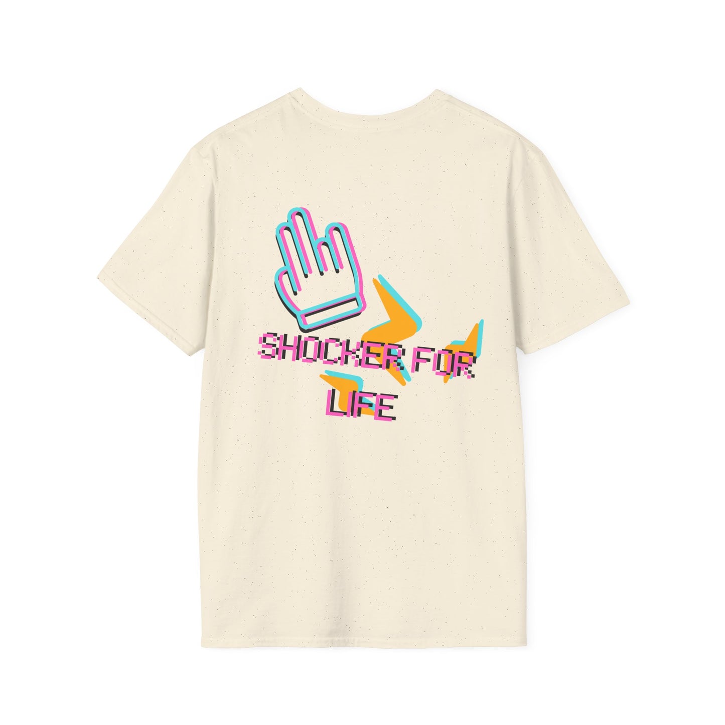 Unisex Softstyle T-Shirt: 'Are You Crooked?' & 'Shocker for Life' Graphic Tee