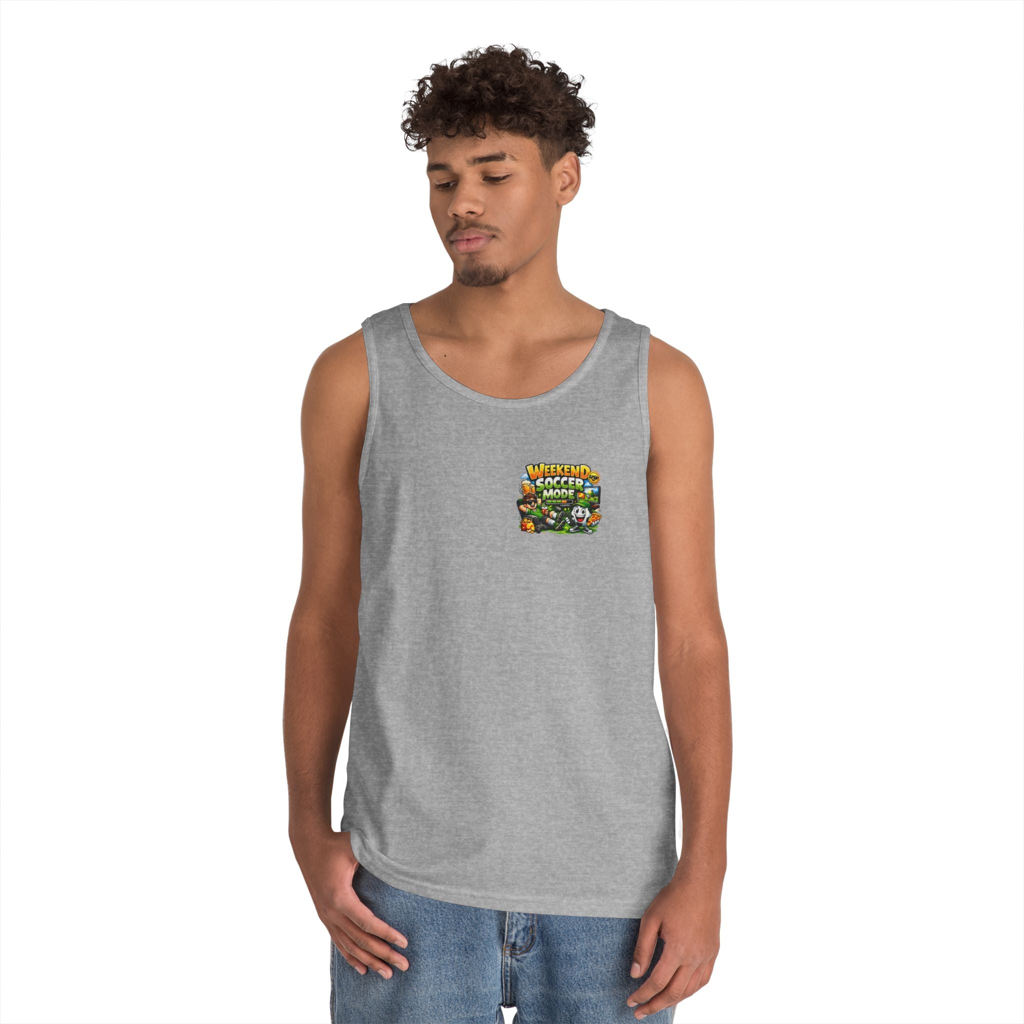 Weekend Soccer Mode Funny Tank Top