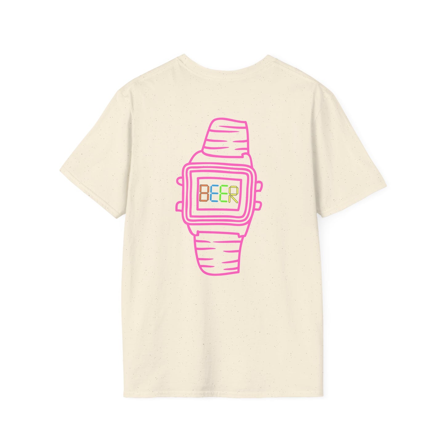 Retro Beer Watch Unisex T-Shirt, Fun Graphic Tee, Casual Wear, Summer Style, Perfect Gift for Beer Lovers, Party Shirt