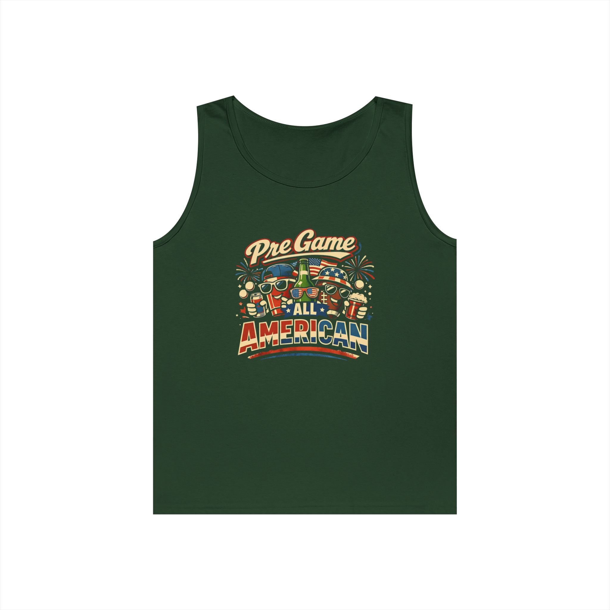 Pre Game All American Funny Tank Top