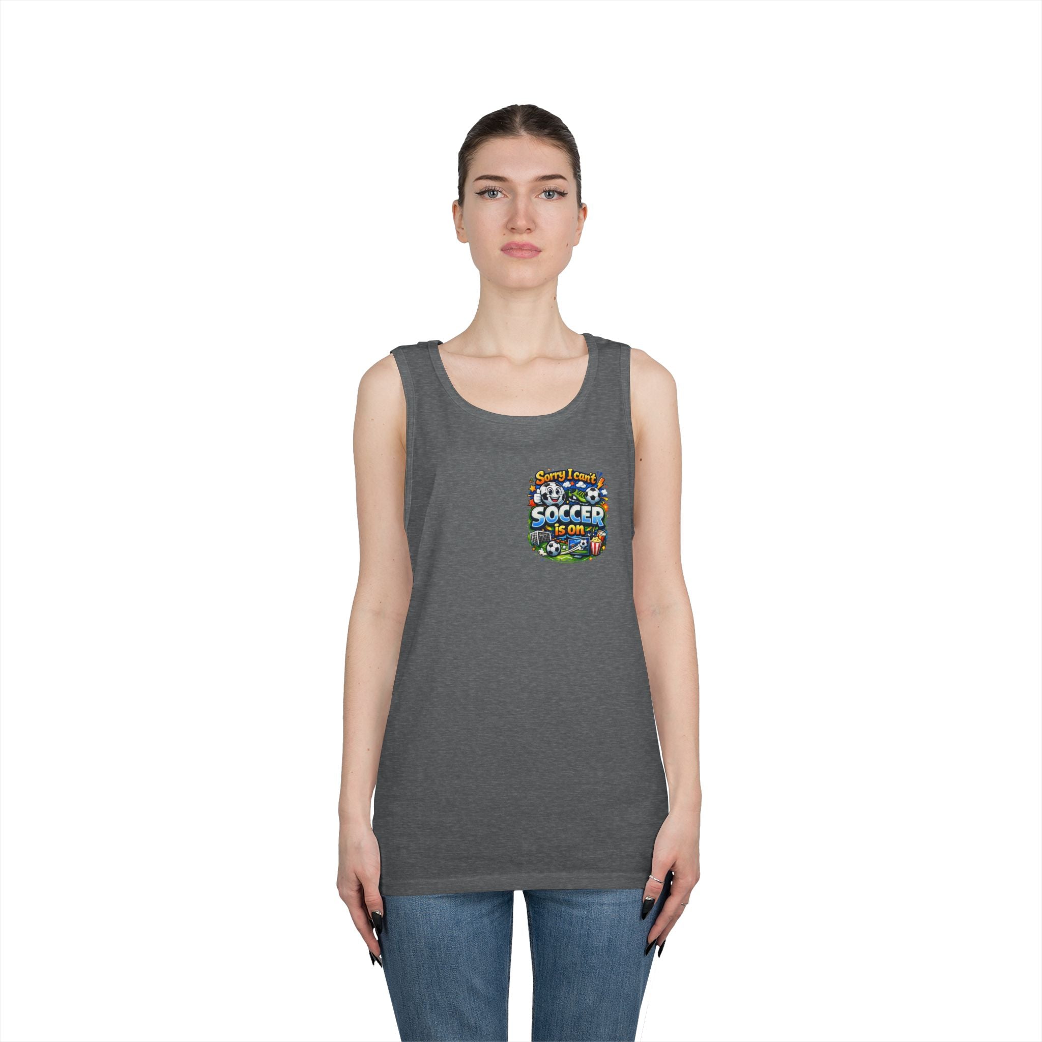 Sorry I Cant Soccer Is On Funny Tank Top