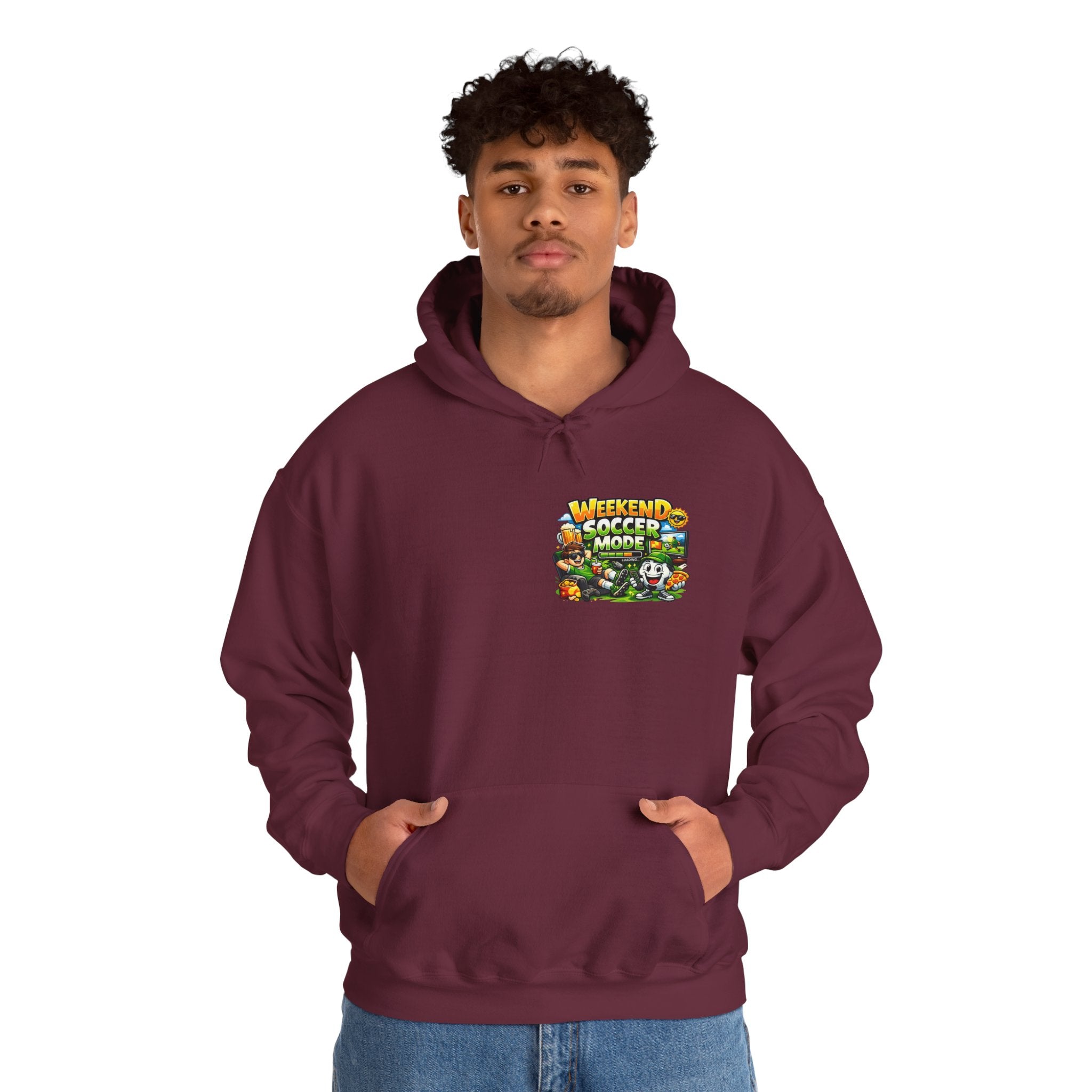 Weekend Soccer Mode Funny Hoodie