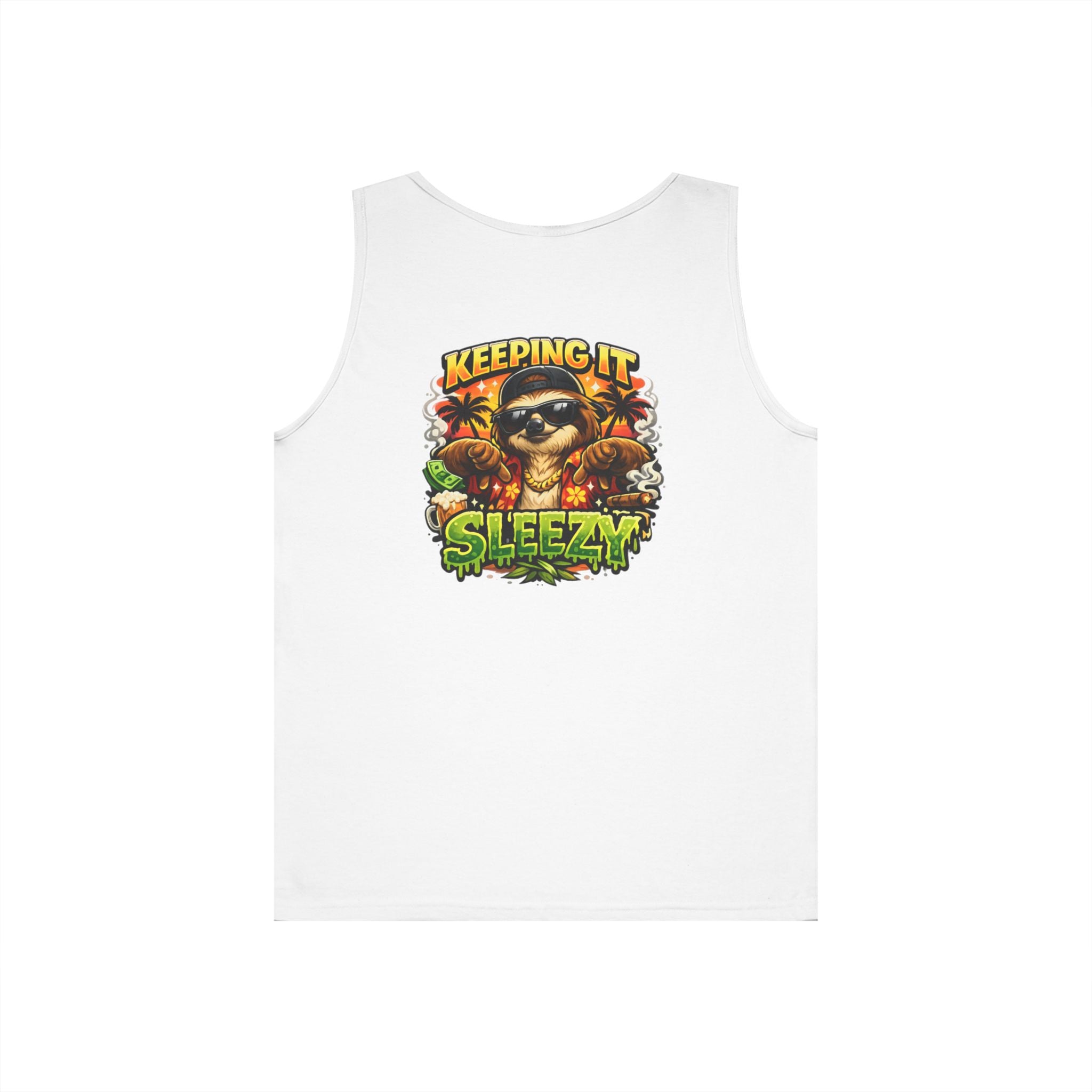 Keeping It Sleazy Sloth Funny Tank Top