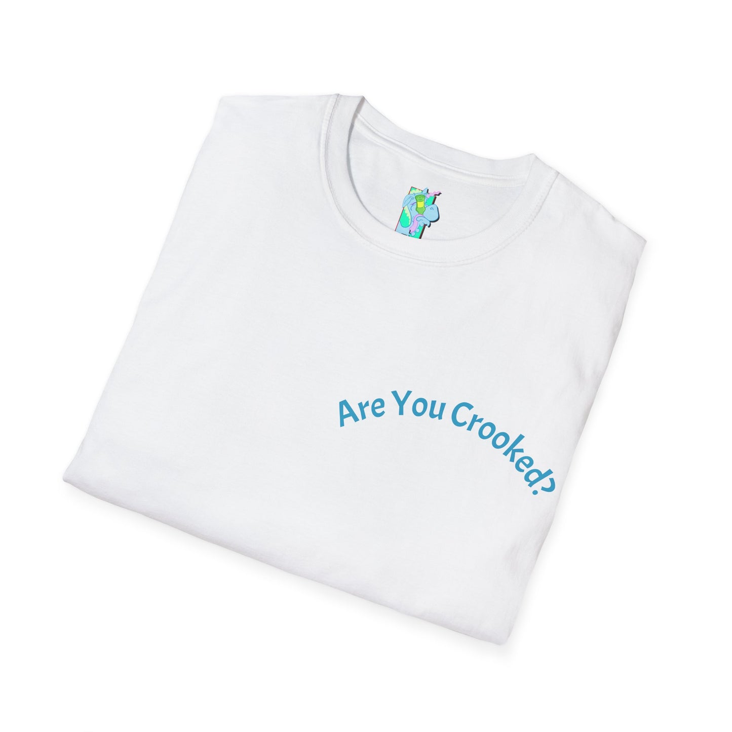 Cool Unicorn Graphic T-Shirt - Are You Crooked, RAVER? Unisex Tee