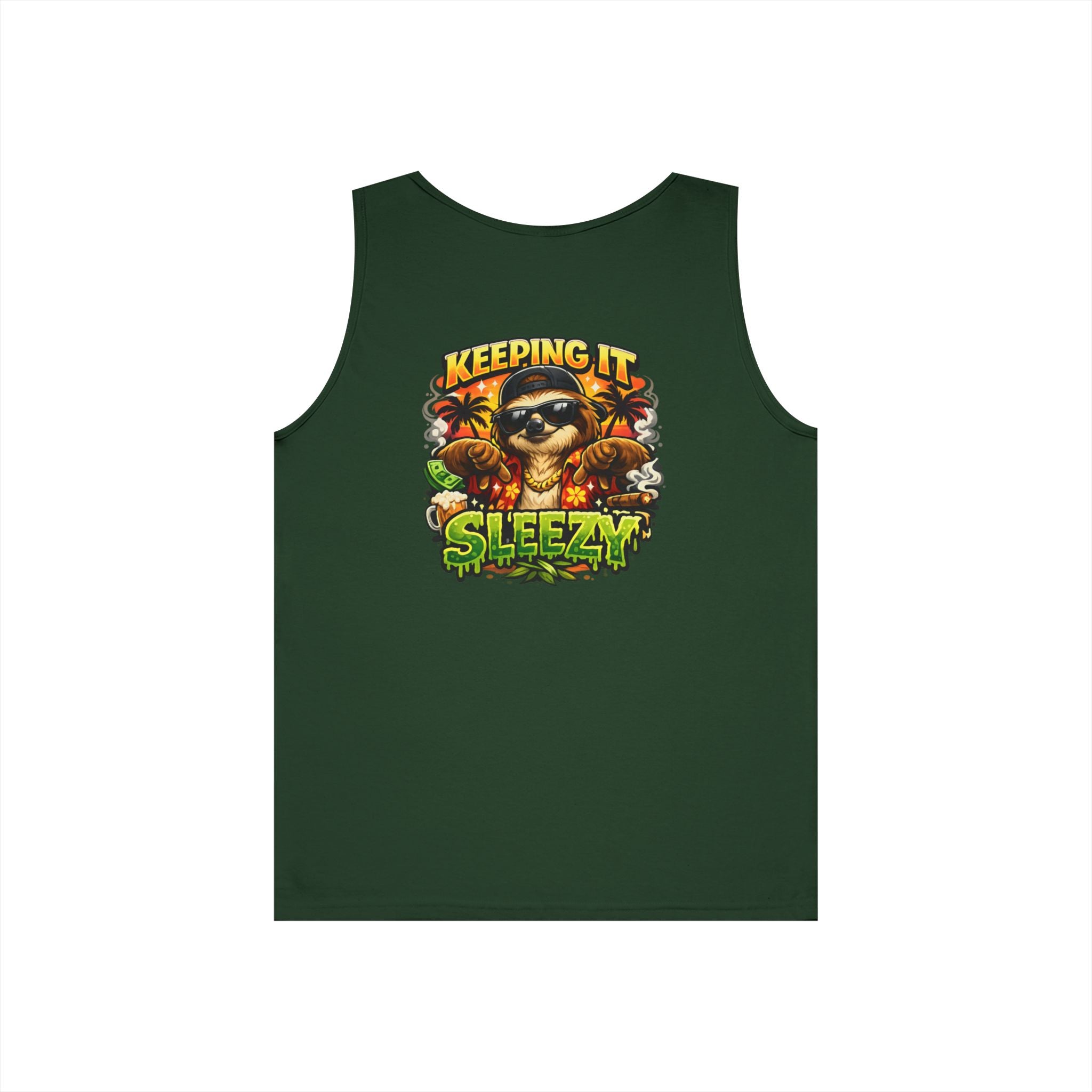 Keeping It Sleazy Sloth Funny Tank Top