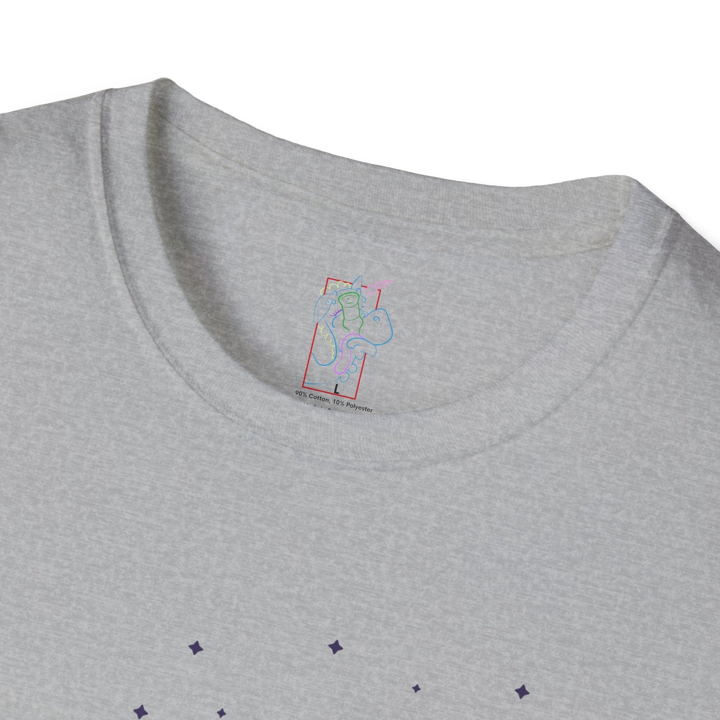 Unisex Softstyle T-Shirt with Rocket Design - Perfect for Space Lovers, Parties, Birthdays, Everyday Wear, or Gifts