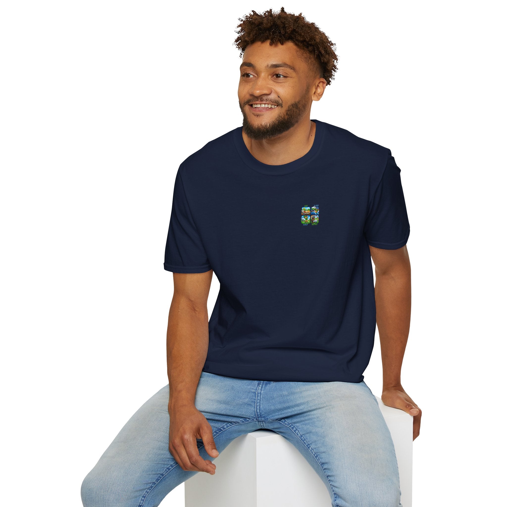 Golf Eat Sleep Repeat T-Shirt — Funny Golfer Graphic Tee
