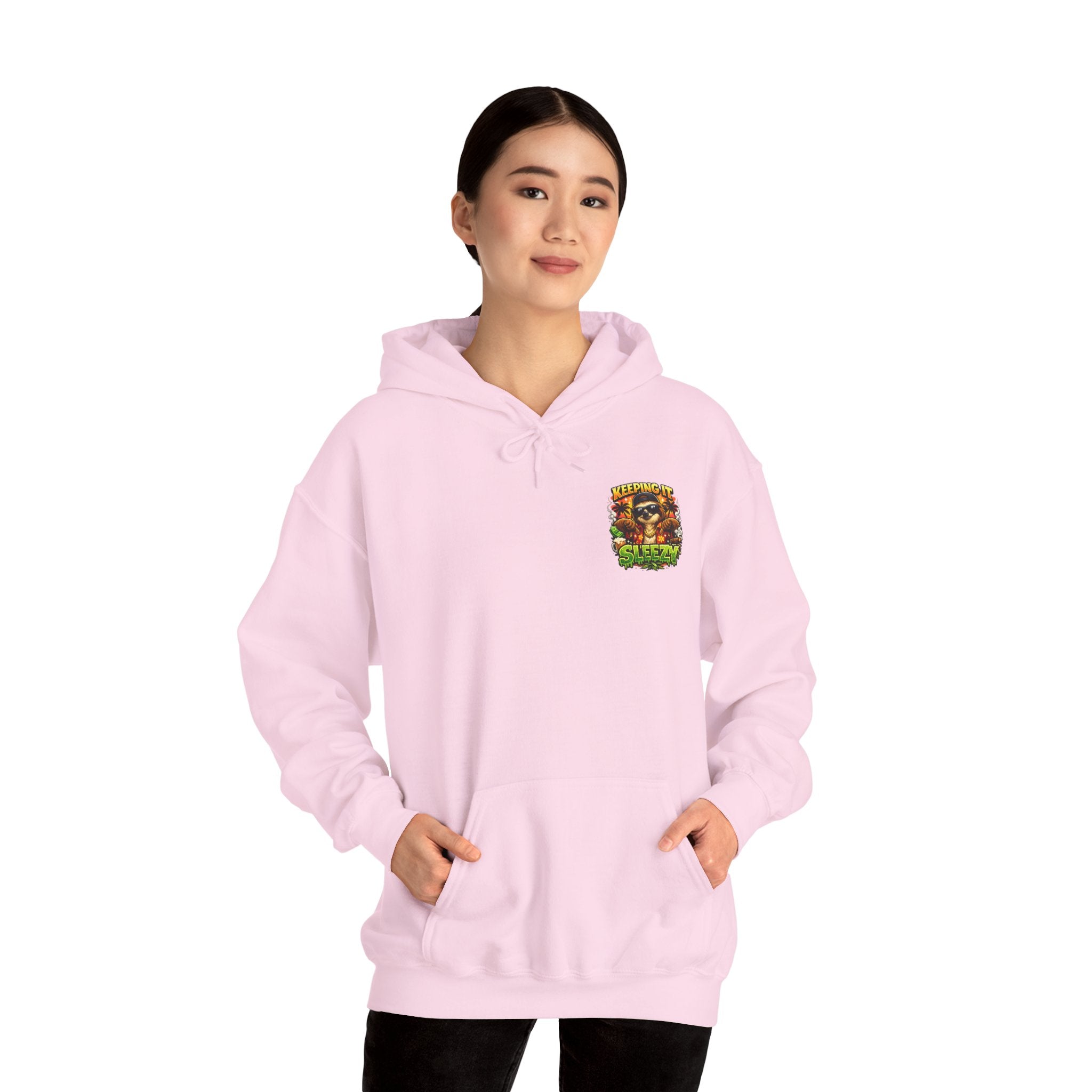 Keeping It Sleazy Sloth Funny Hoodie