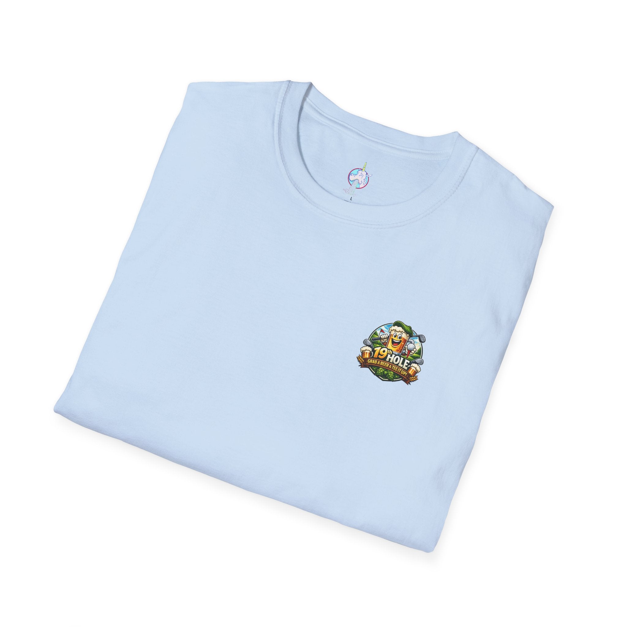 19th Hole Golf T-Shirt — "Grab a Beer & Tee It Up" Vintage Golfing Tee