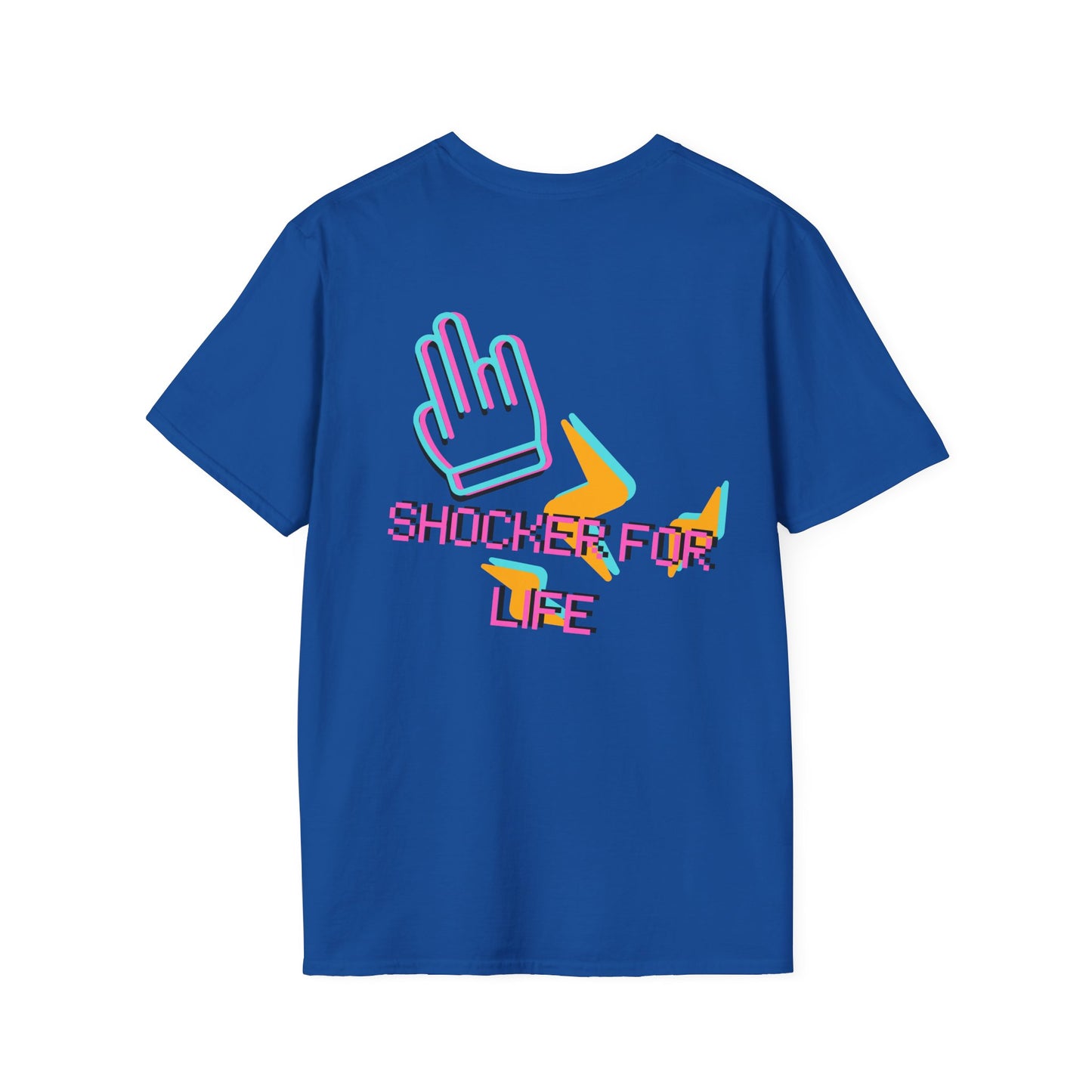 Unisex Softstyle T-Shirt: 'Are You Crooked?' & 'Shocker for Life' Graphic Tee