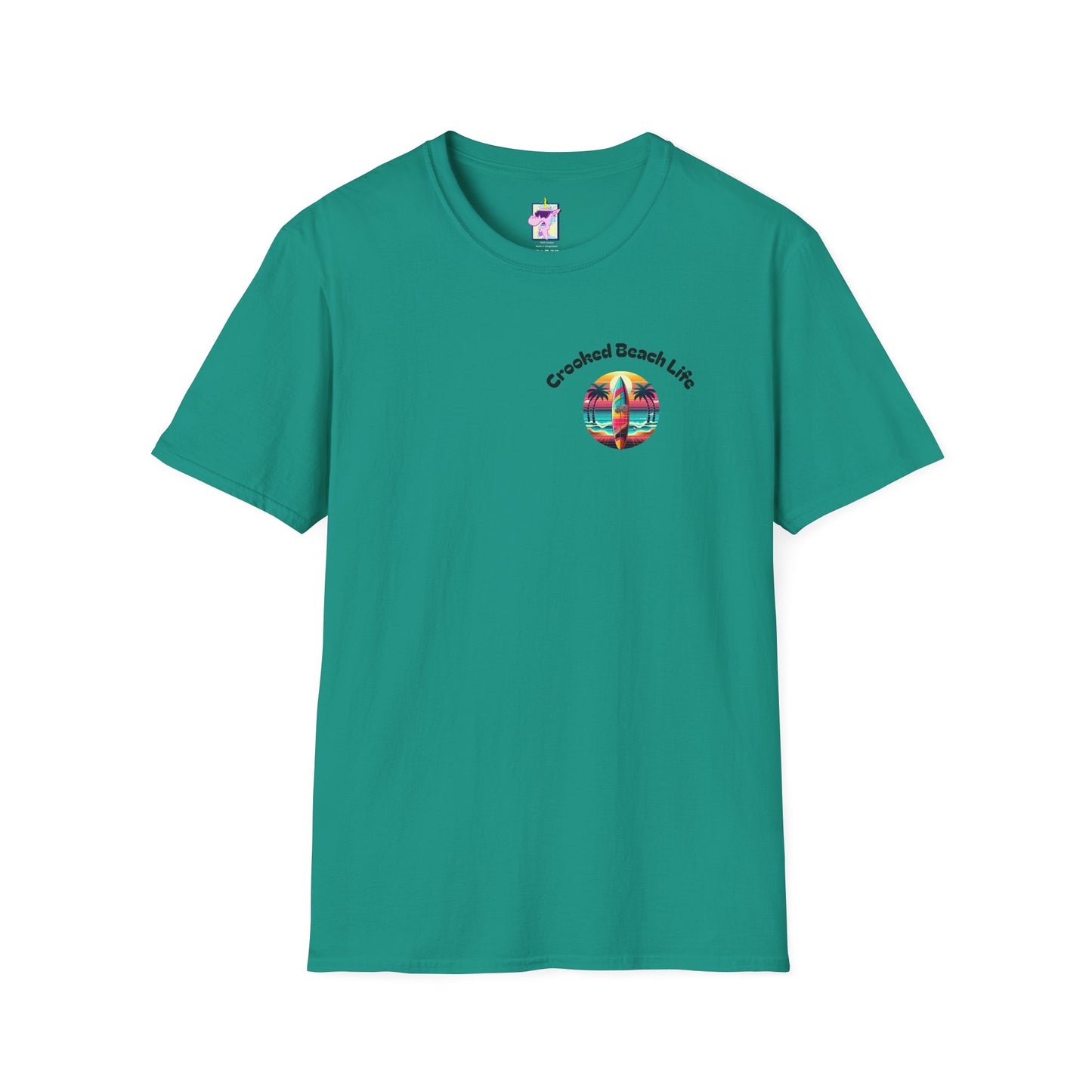 Jammin' Jellyfish Unisex Softstyle T-Shirt - Beach Life Vibes
