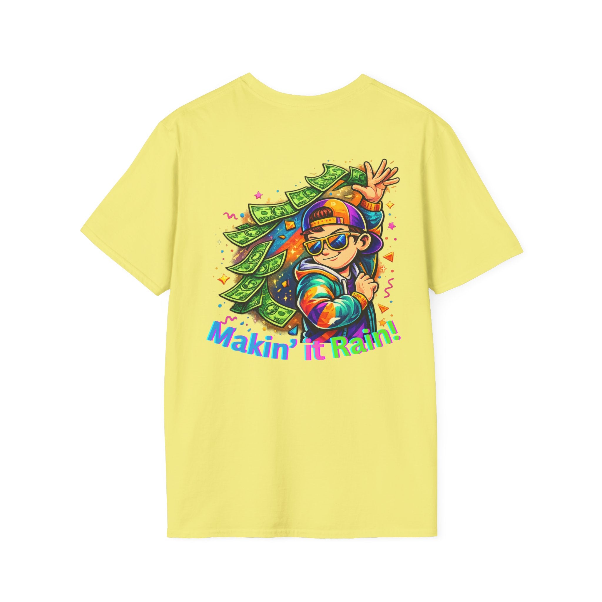 Making It Rain Money T-Shirt — Funny Bold Confident Graphic Tee