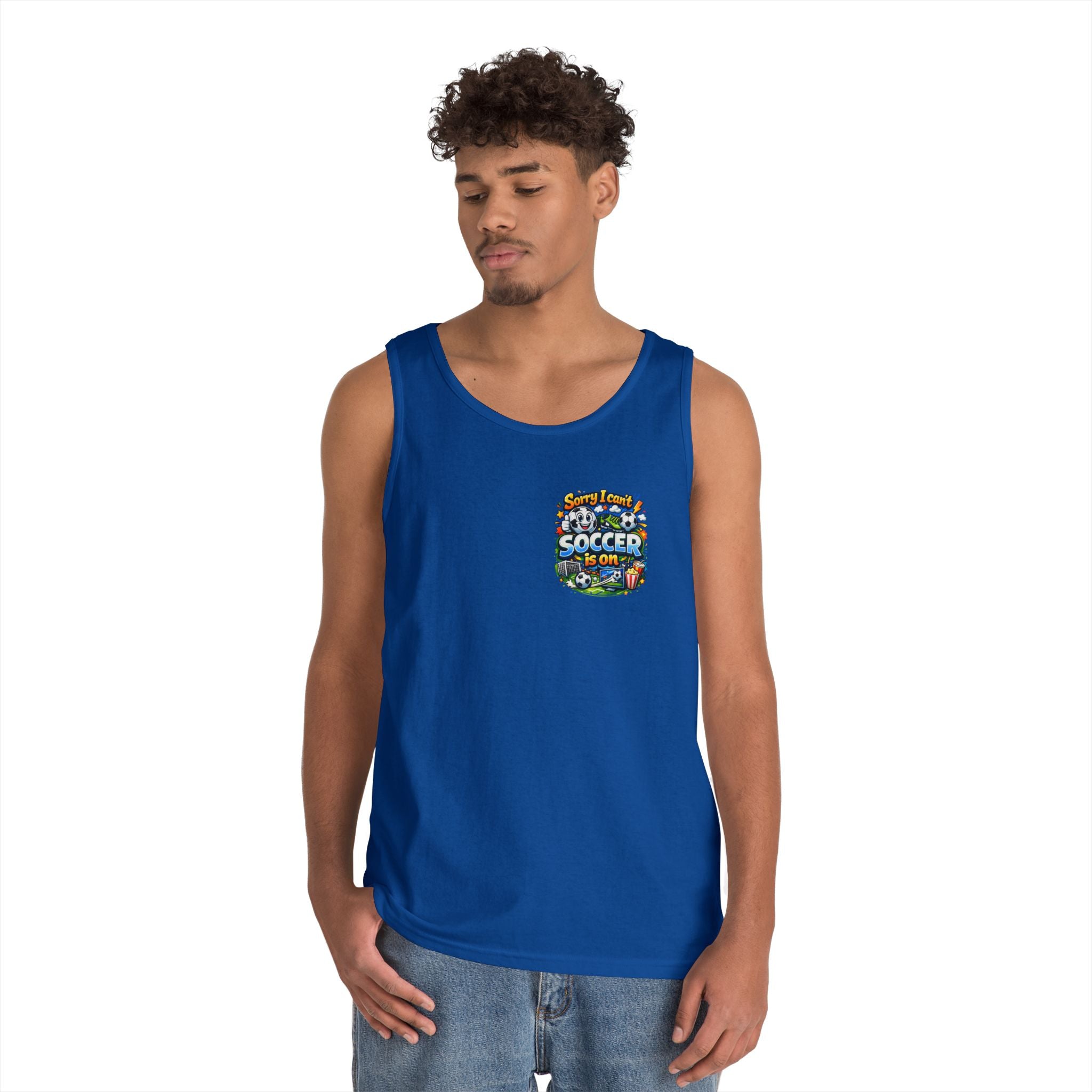 Sorry I Cant Soccer Is On Funny Tank Top