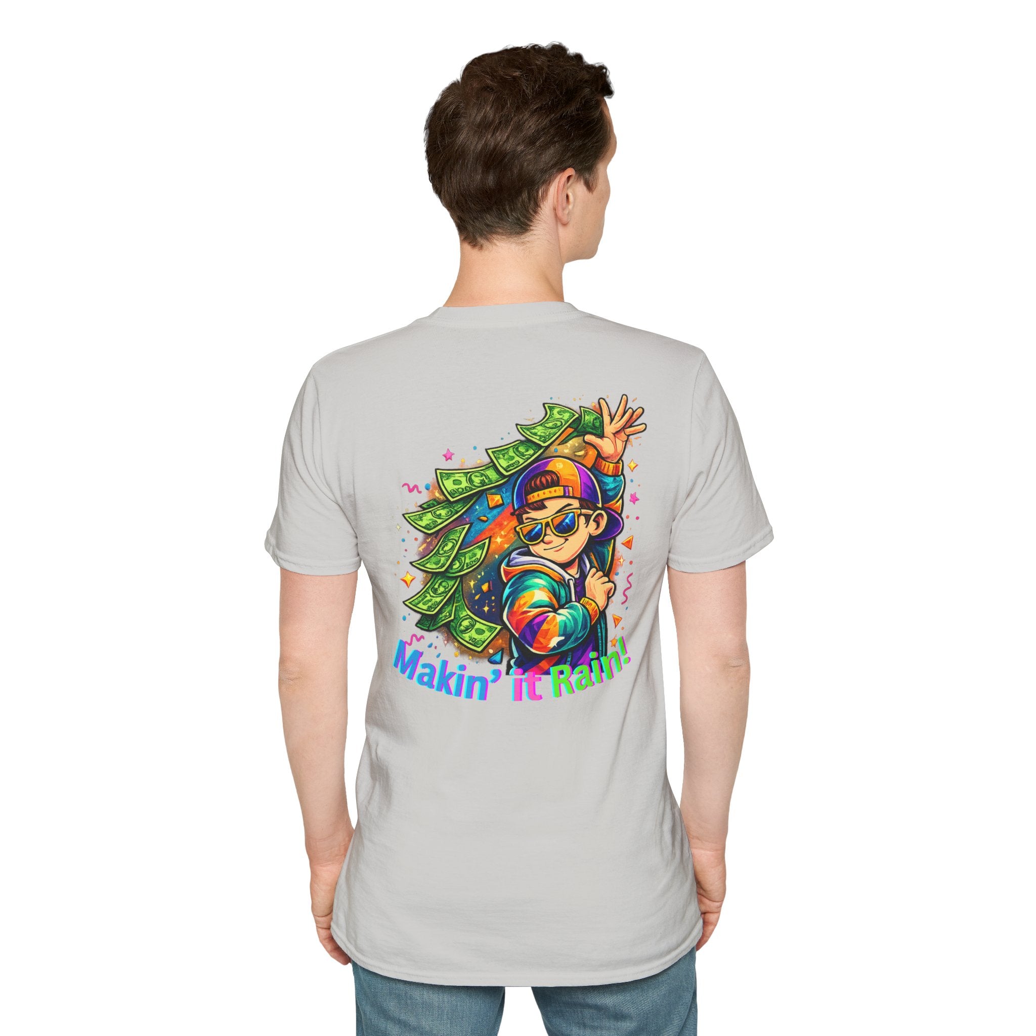 Making It Rain Money T-Shirt — Funny Bold Confident Graphic Tee