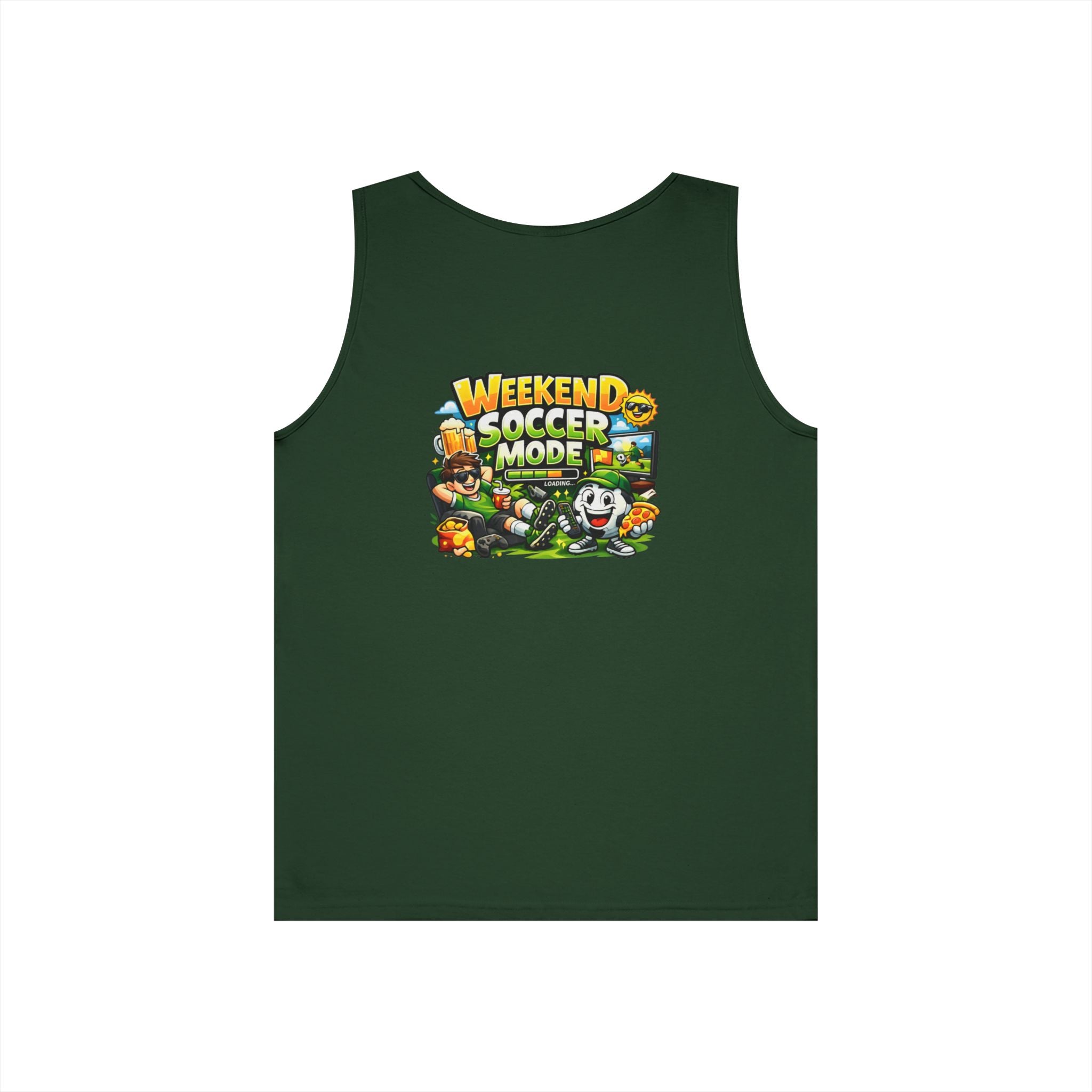 Weekend Soccer Mode Funny Tank Top