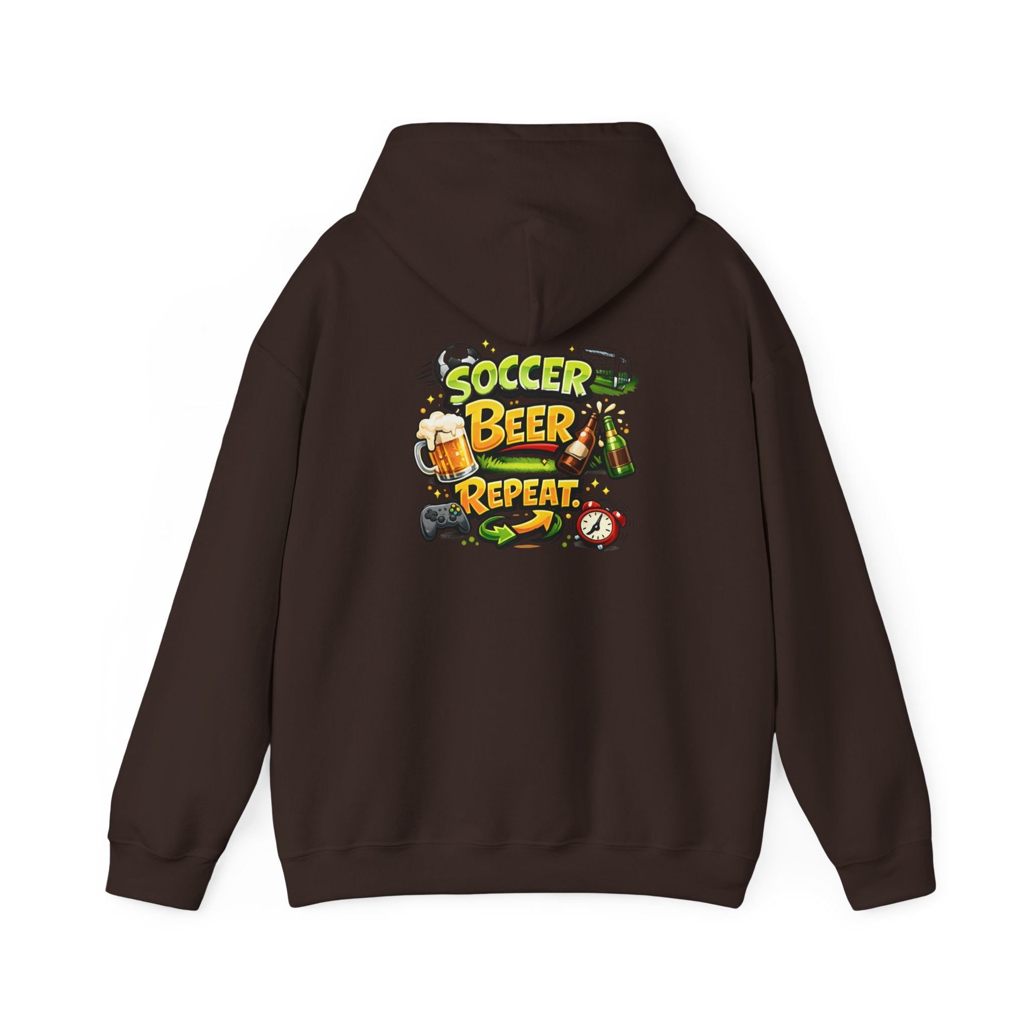 Soccer Beer Repeat Funny Hoodie
