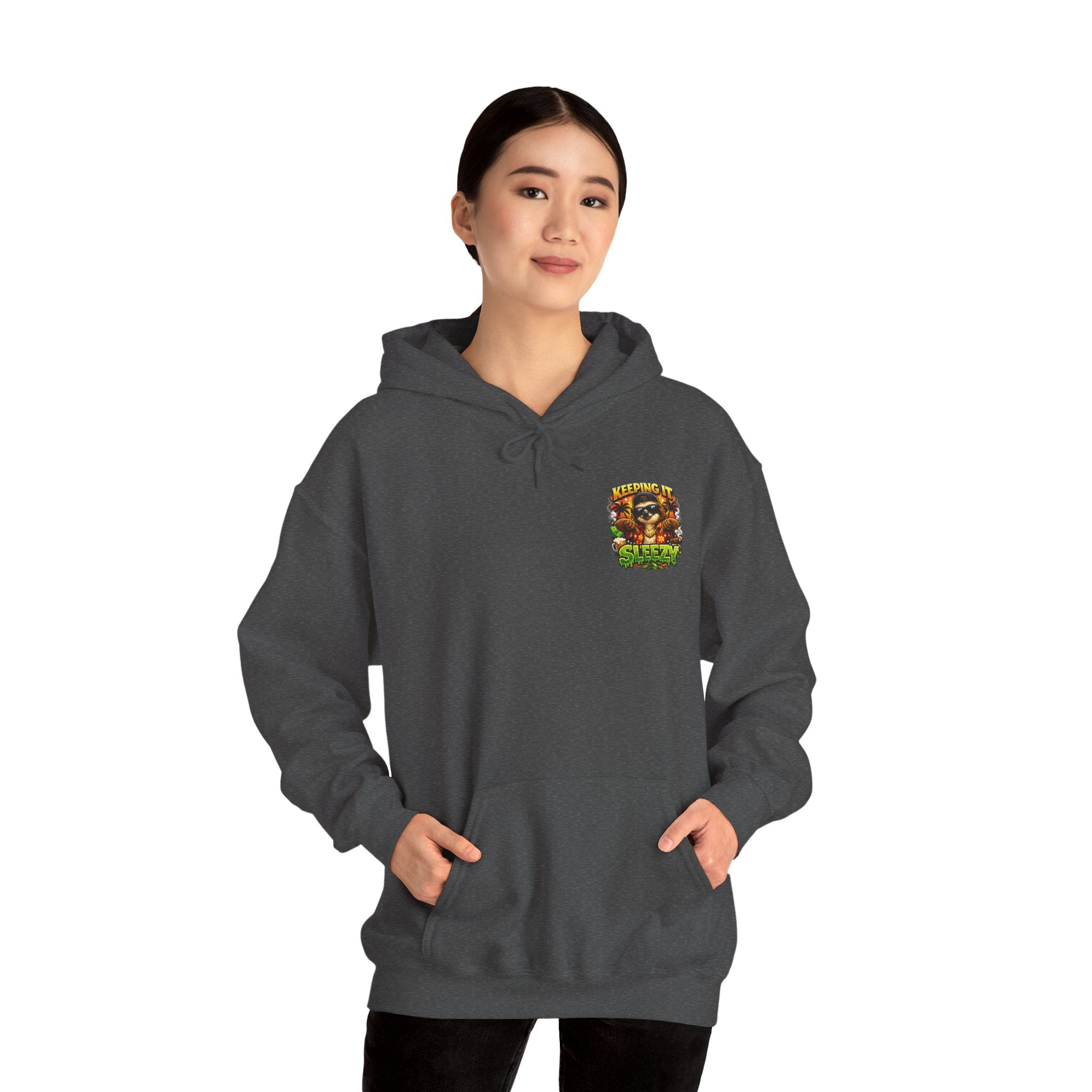 Keeping It Sleazy Sloth Funny Hoodie