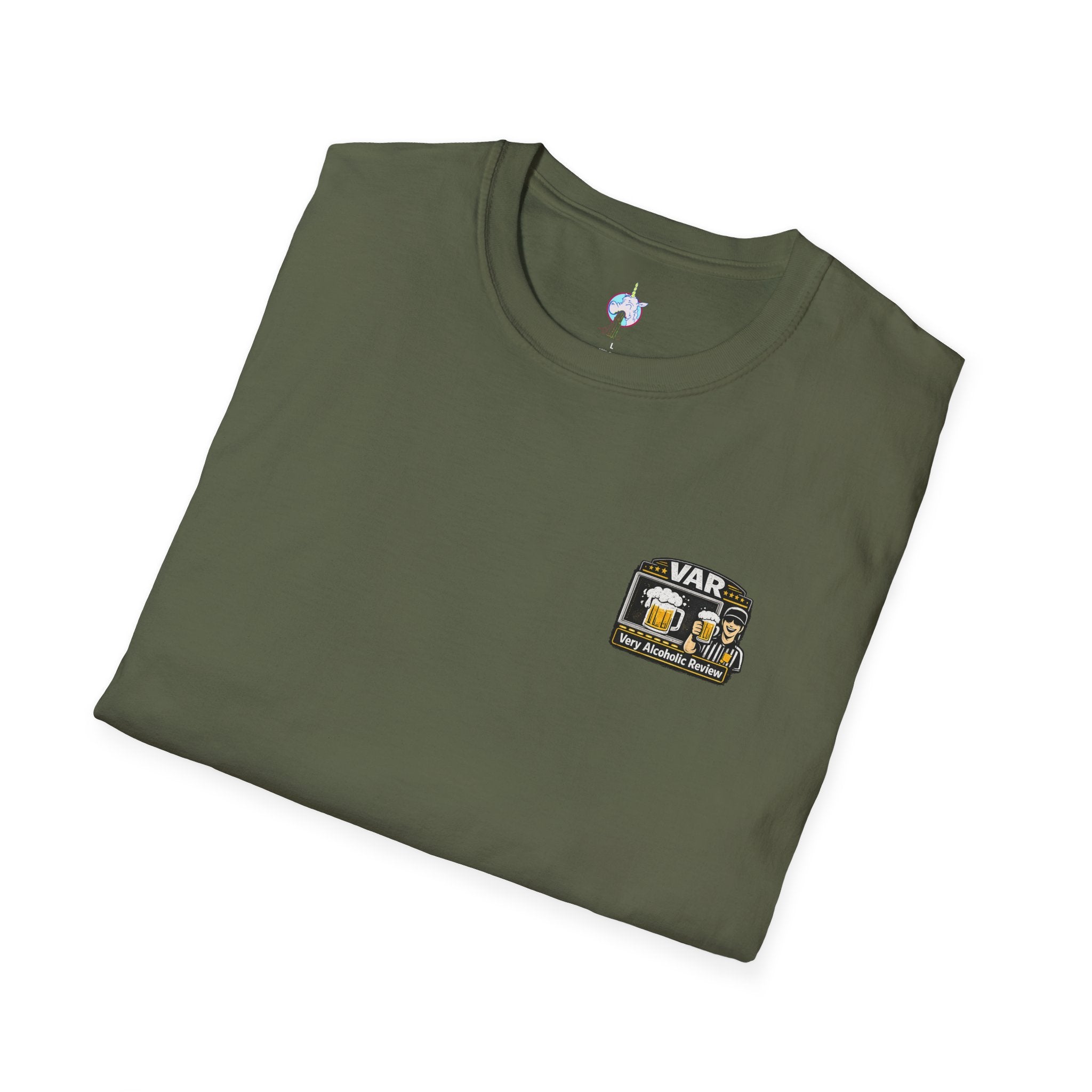 VAR "Very Alcoholic Review" Soccer T-Shirt — Beer Referee Graphic Tee