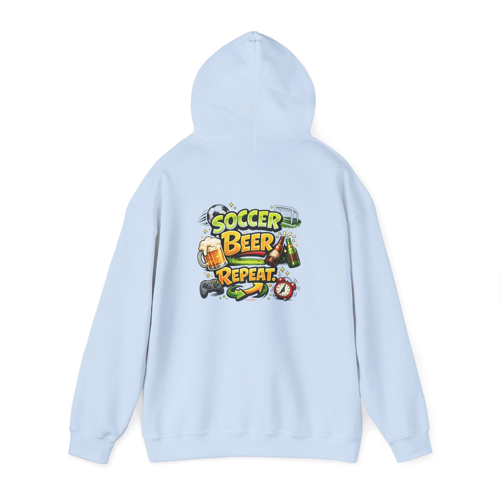 Soccer Beer Repeat Funny Hoodie