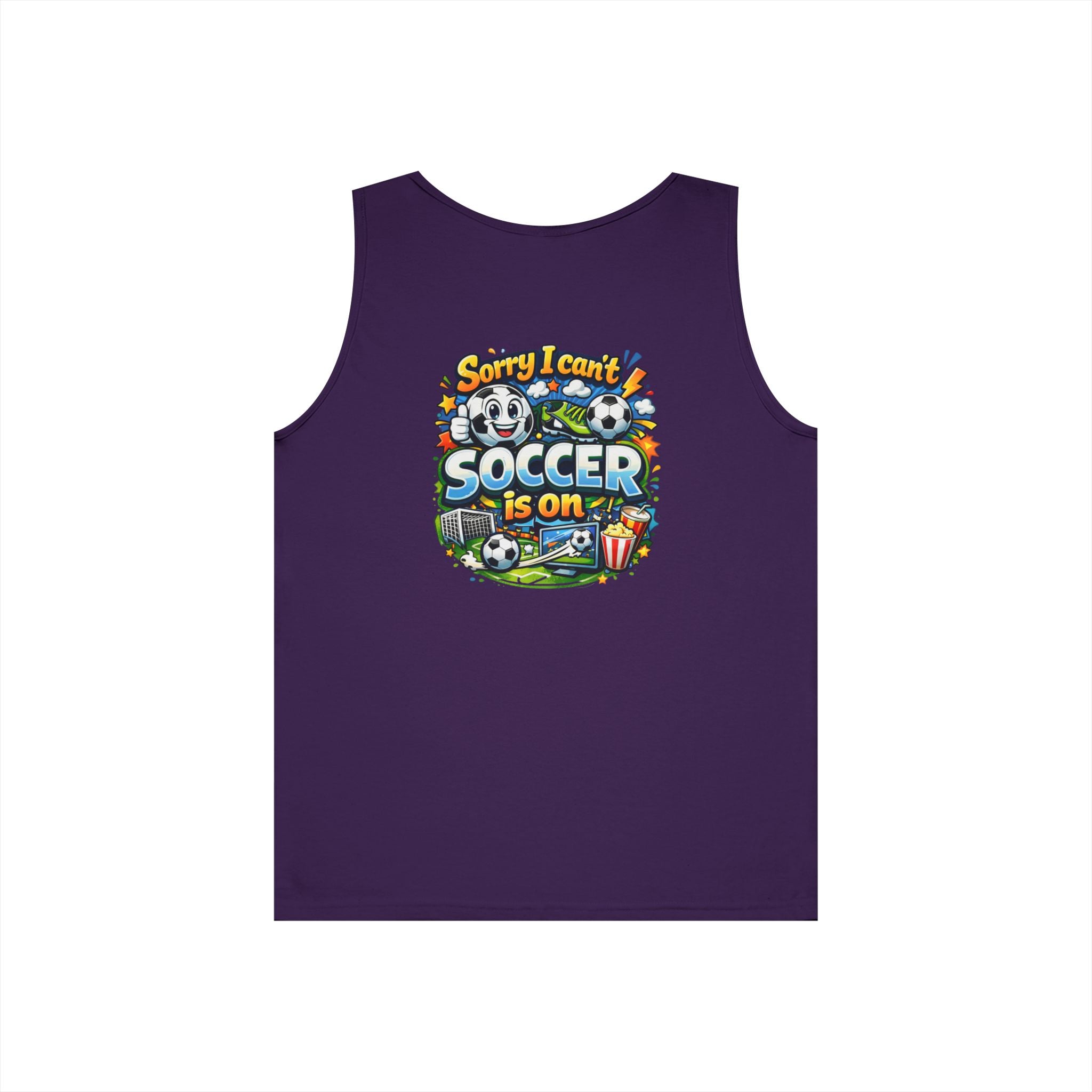 Sorry I Cant Soccer Is On Funny Tank Top