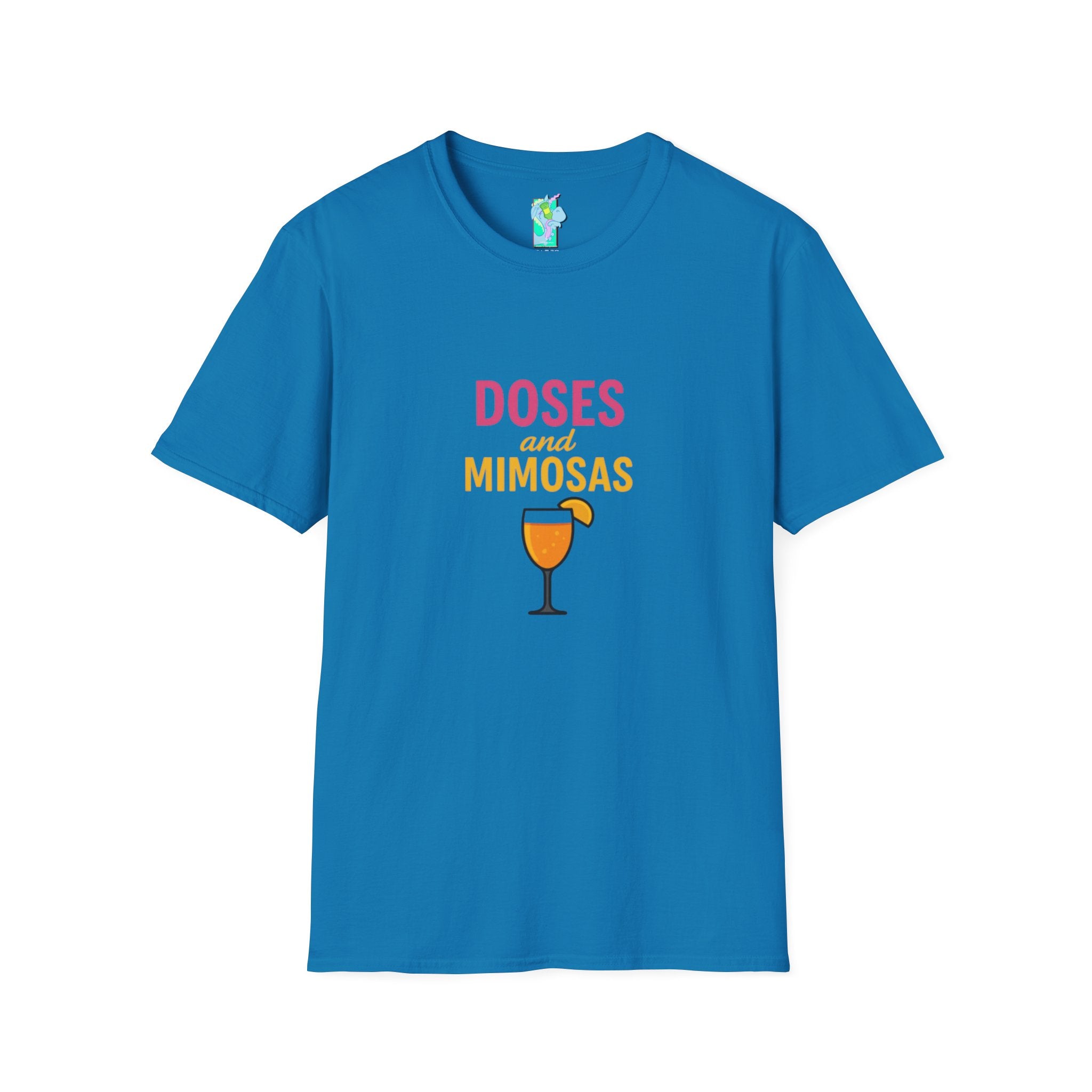 Doses and Mimosas- Party Vibes Unisex T-Shirt