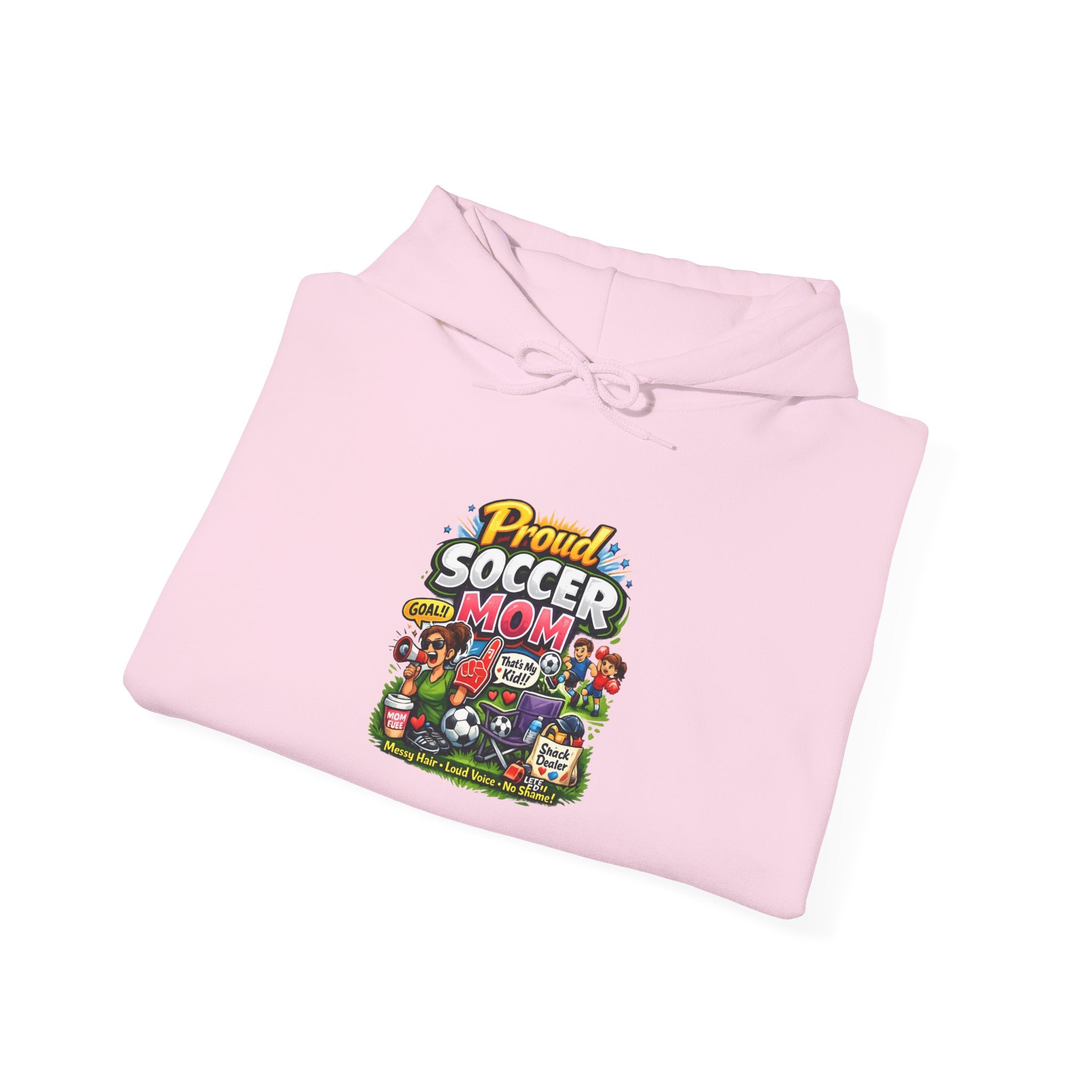 Proud Soccer Mom Funny Hoodie