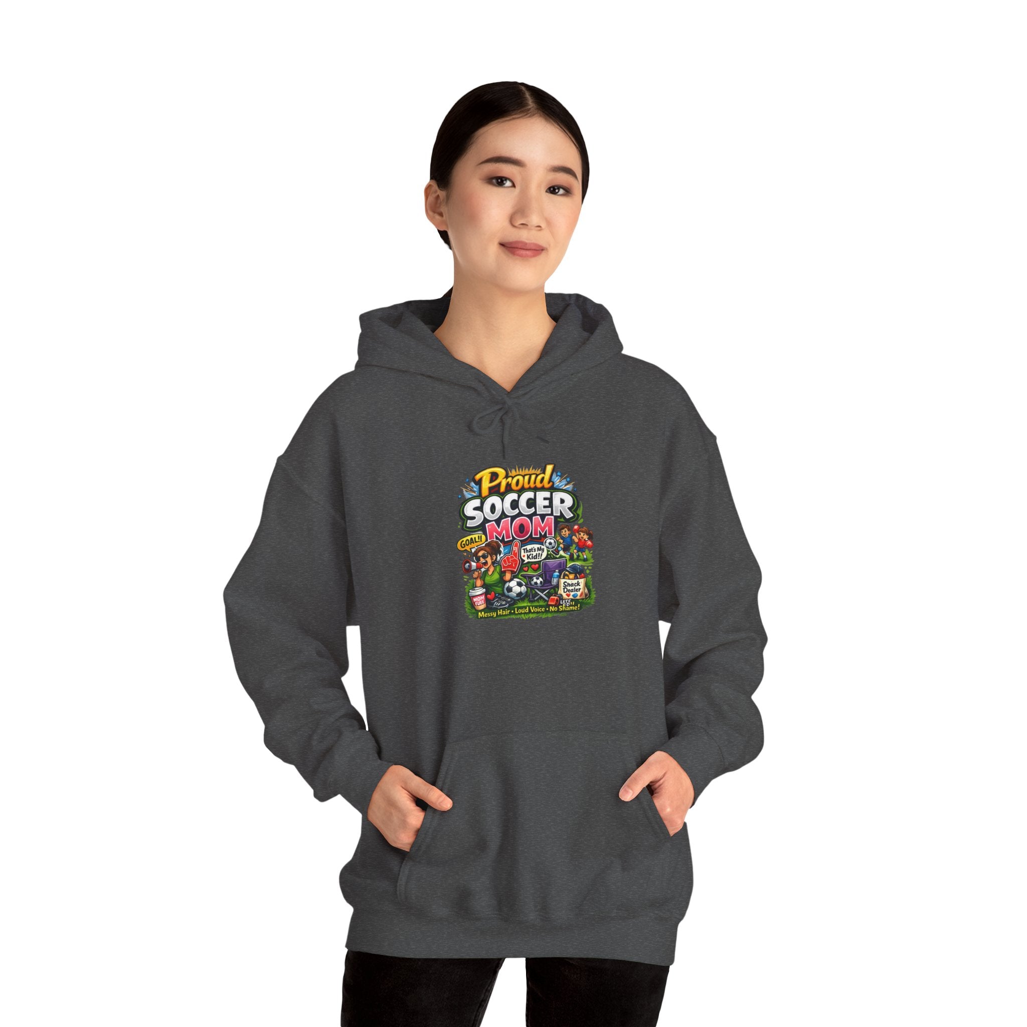 Proud Soccer Mom Funny Hoodie