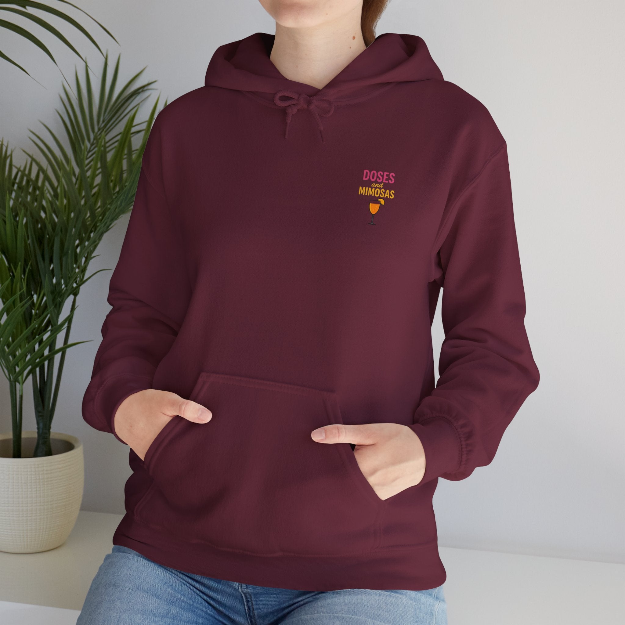 Party Vibes Hooded Sweatshirt — "Sunday Funday" Doses & Mimosas