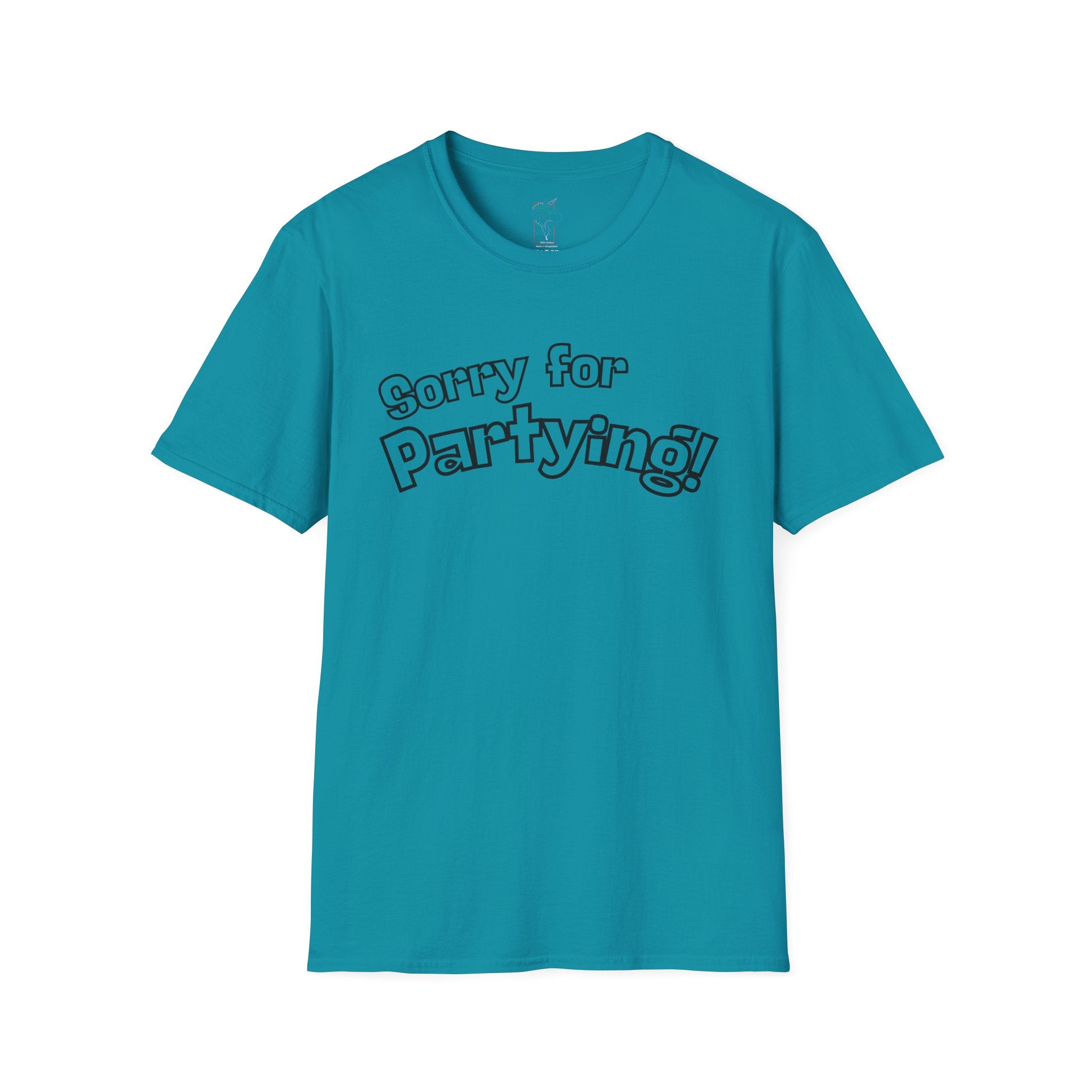 Sorry for Partying T-Shirt-Black