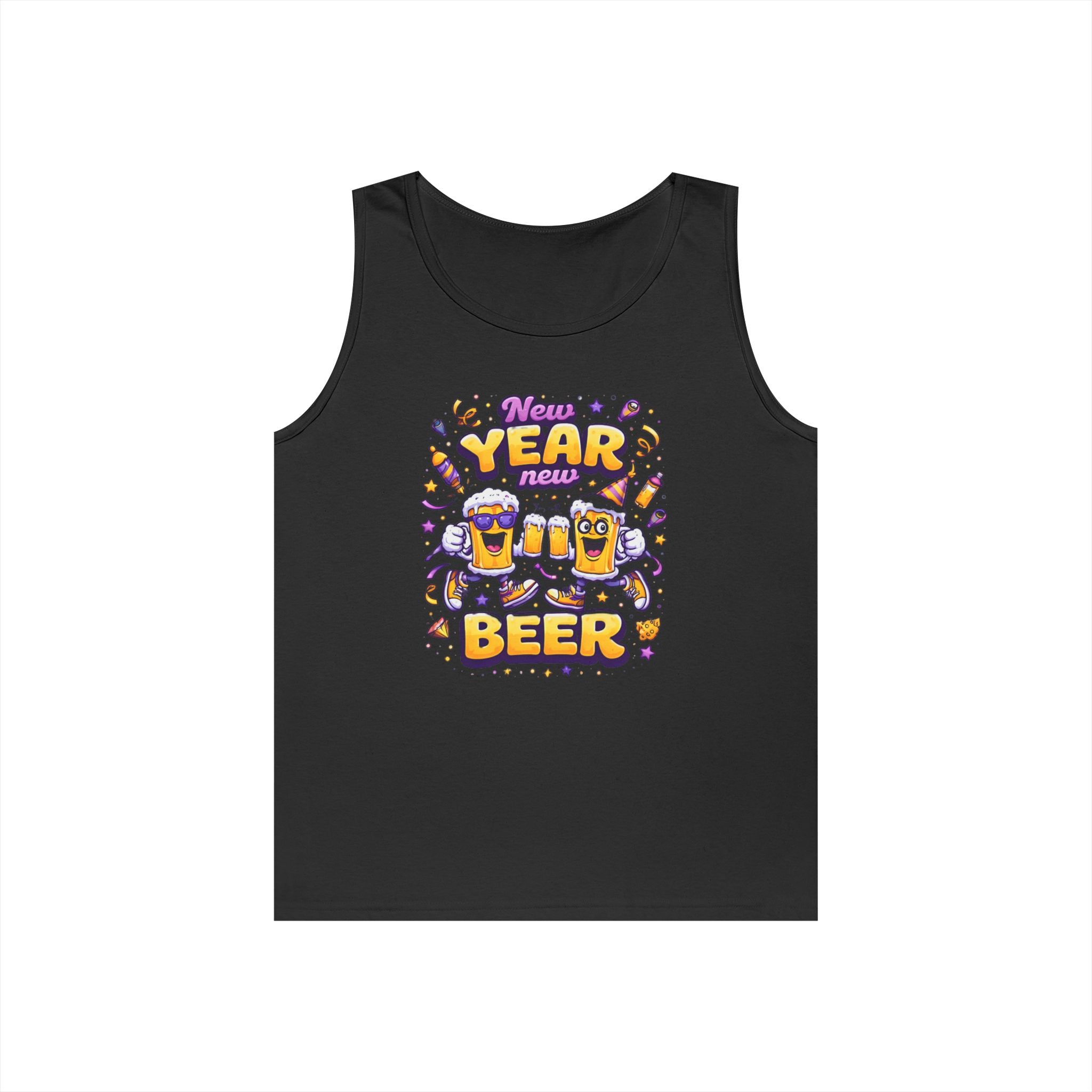 New Year New Beer Funny T-Shirt Sarcastic Drinking Tee Funny New Years Shirt Resolution Novelty Beer Gift Graphic Tee
