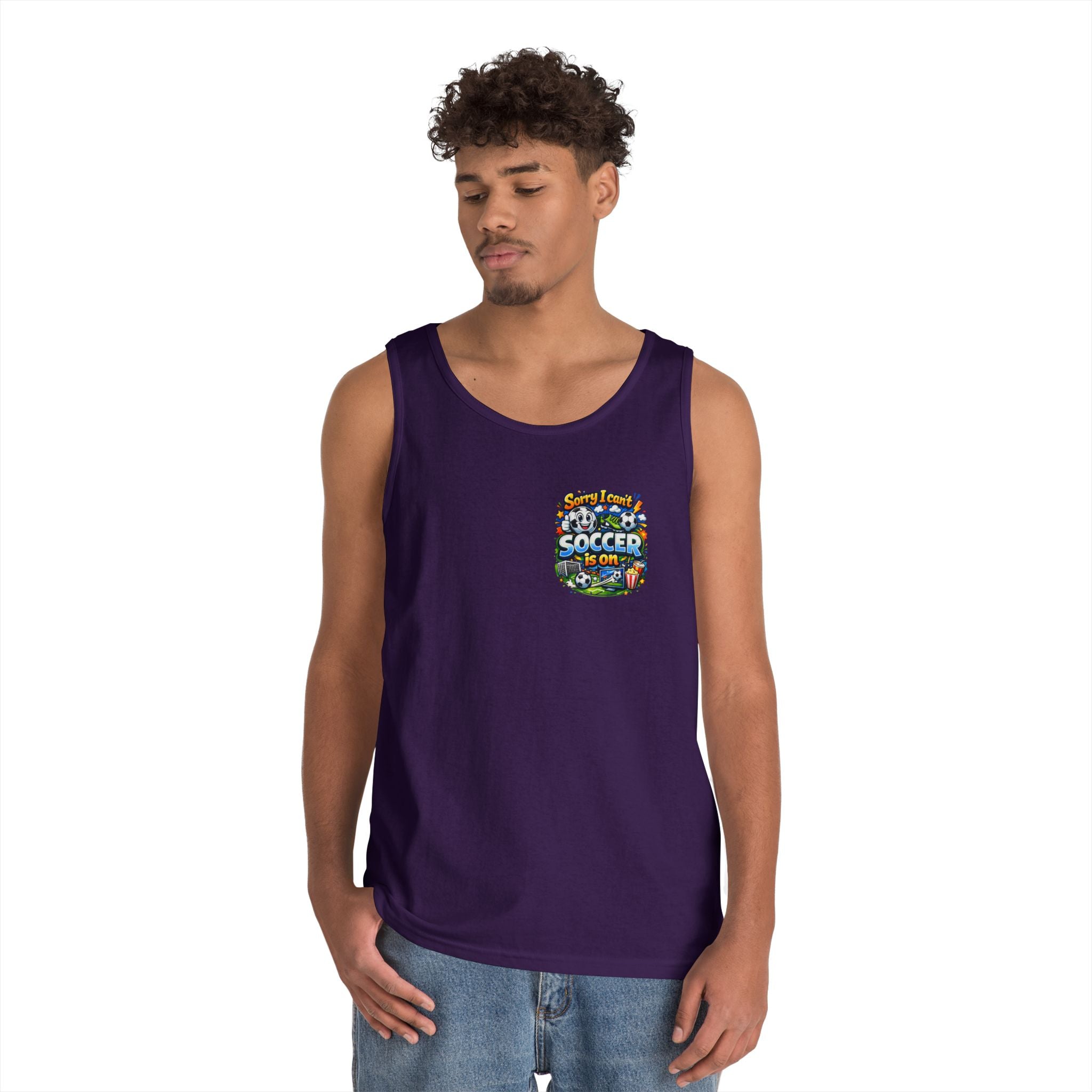 Sorry I Cant Soccer Is On Funny Tank Top