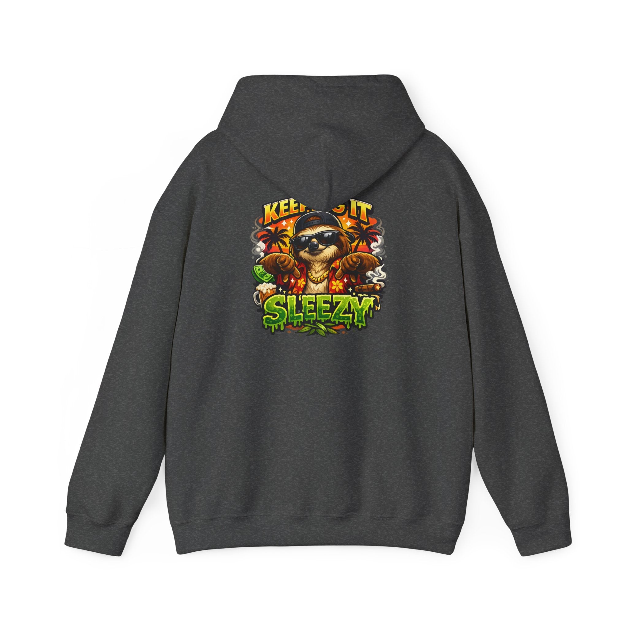 Keeping It Sleazy Sloth Funny Hoodie