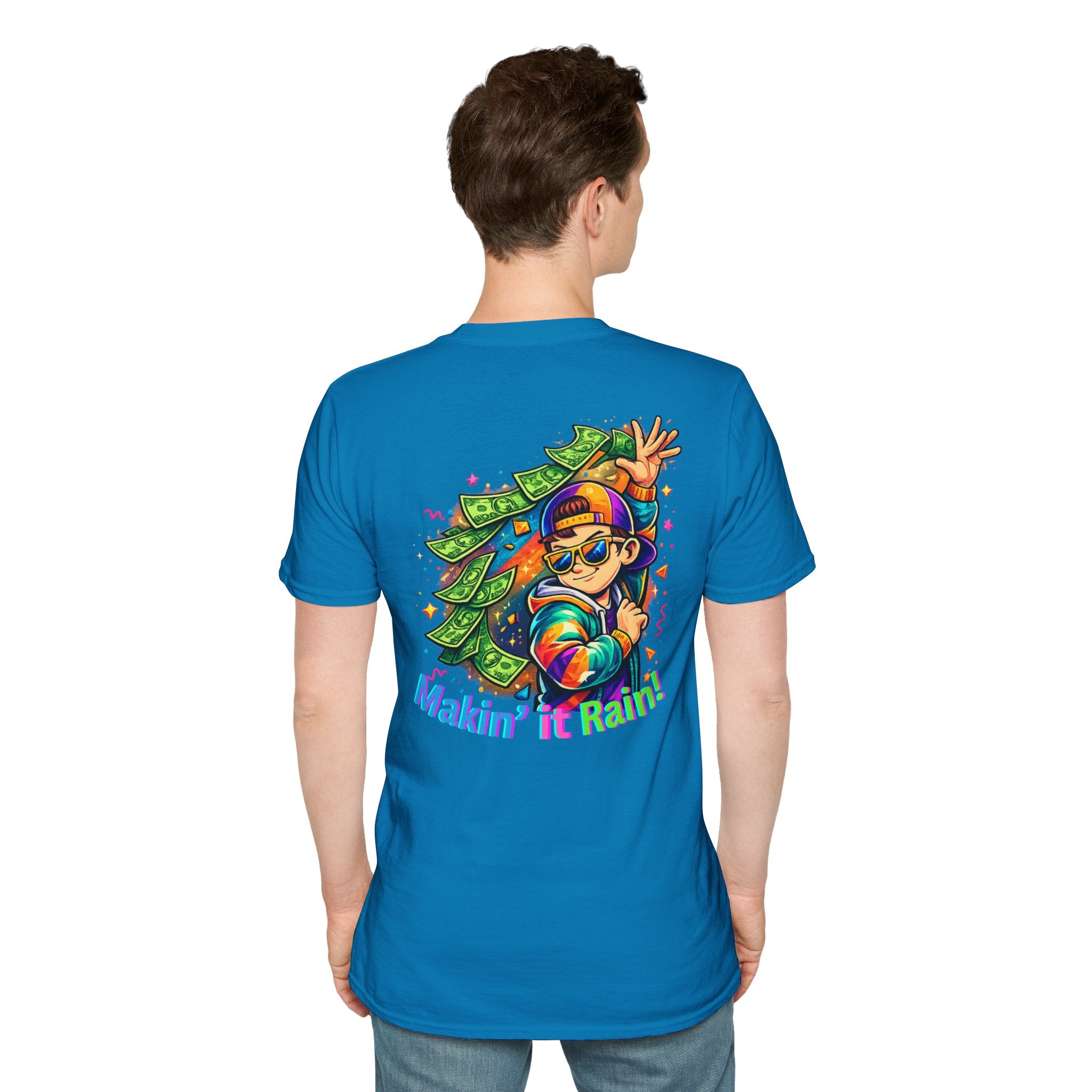 Making It Rain Money T-Shirt — Funny Bold Confident Graphic Tee