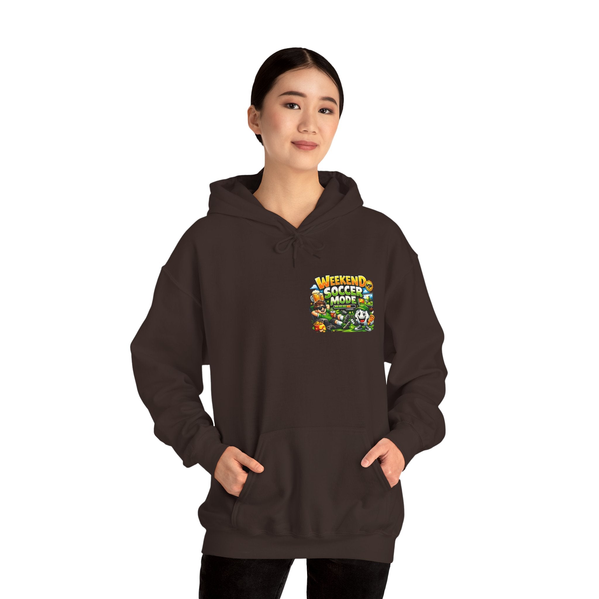 Weekend Soccer Mode Funny Hoodie