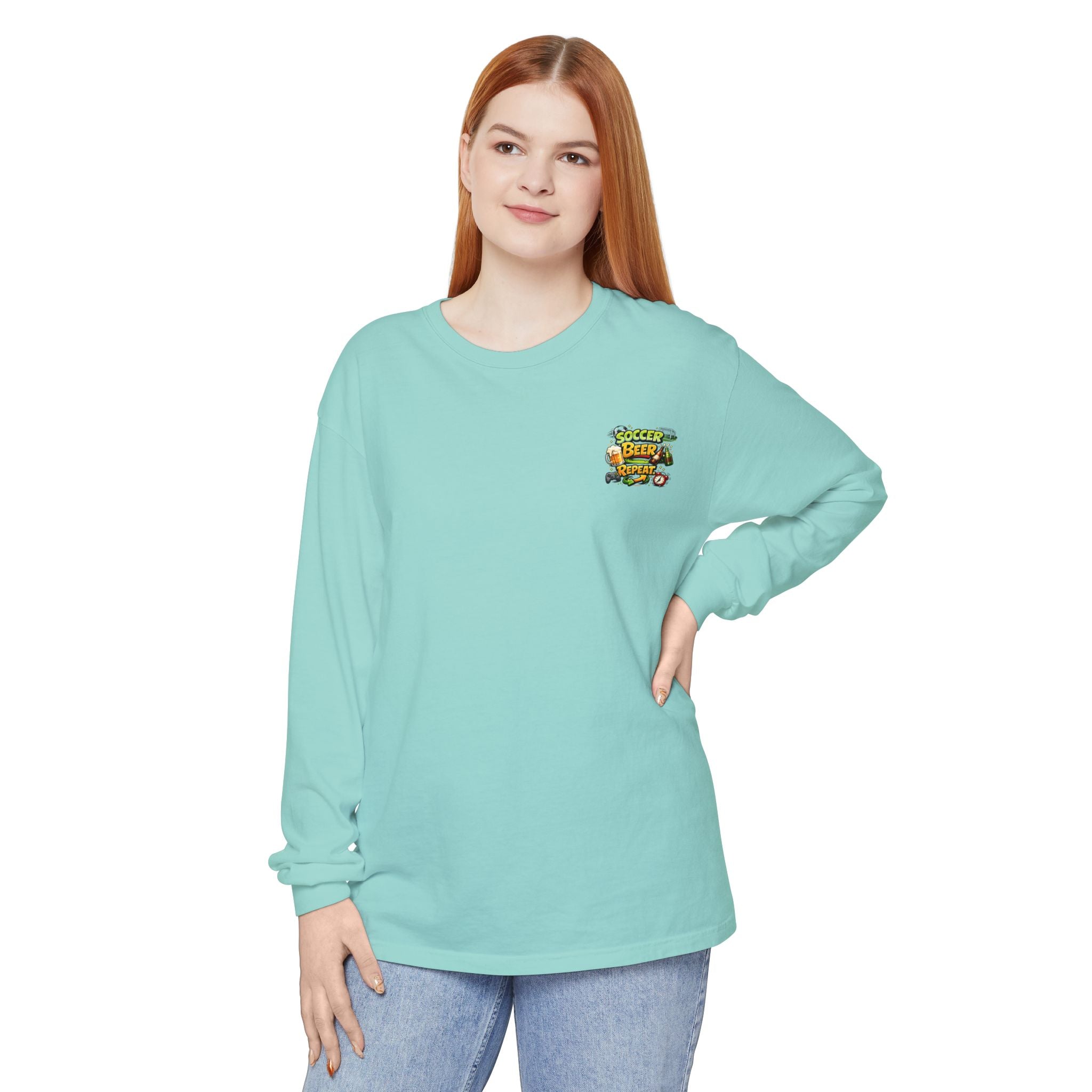 Soccer Beer Repeat Funny Sweatshirt