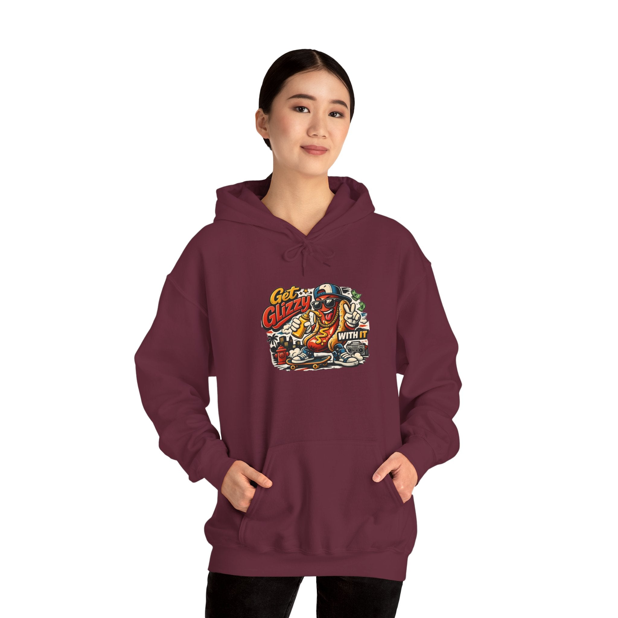 Get Glizzy With It Funny Hoodie