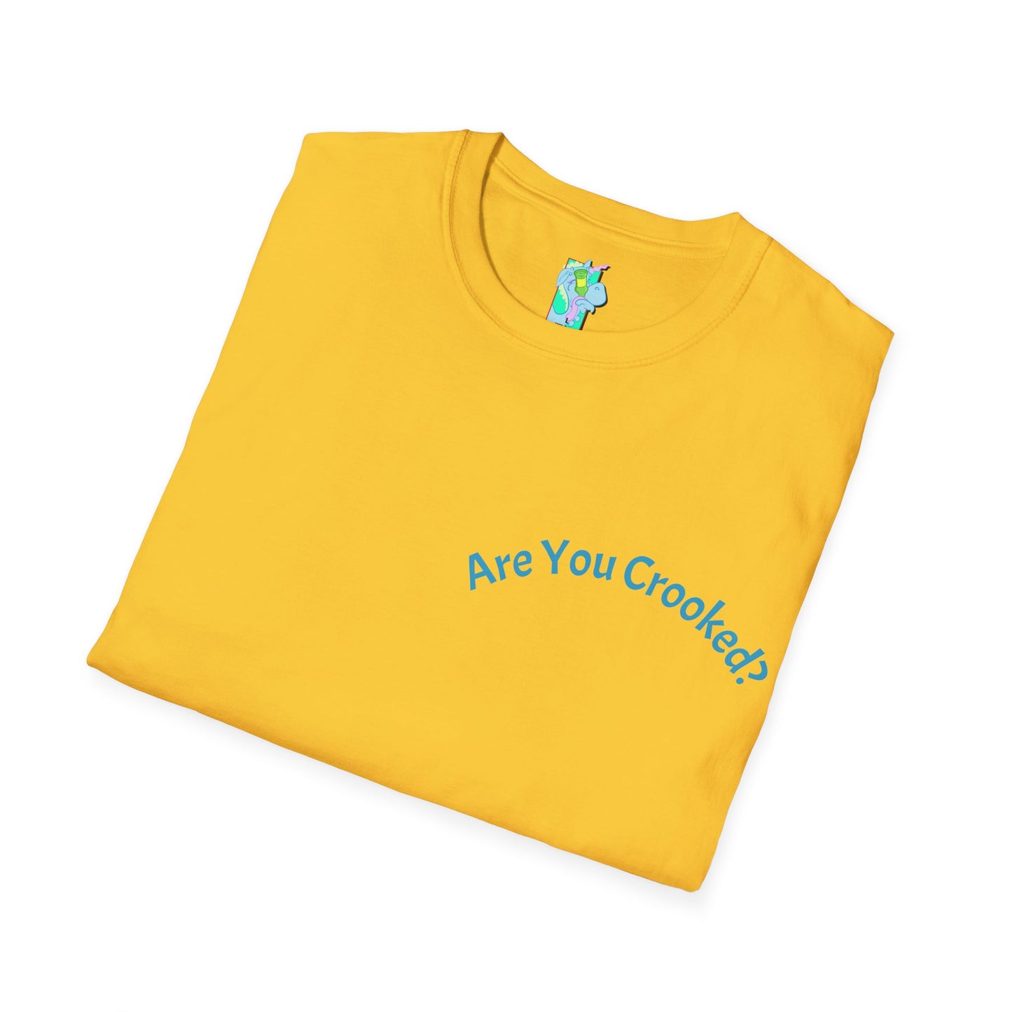 Cool Unicorn Graphic T-Shirt - Are You Crooked, RAVER? Unisex Tee