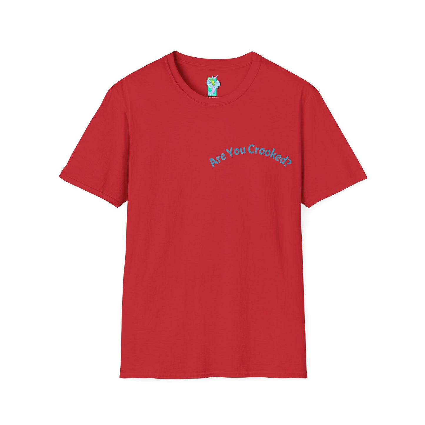 Cool Unicorn Graphic T-Shirt - Are You Crooked, RAVER? Unisex Tee