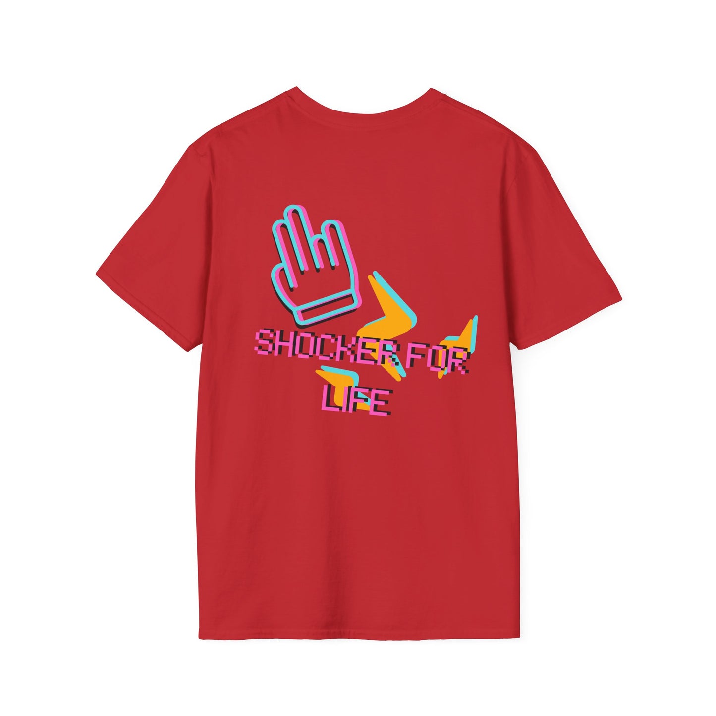 Unisex Softstyle T-Shirt: 'Are You Crooked?' & 'Shocker for Life' Graphic Tee