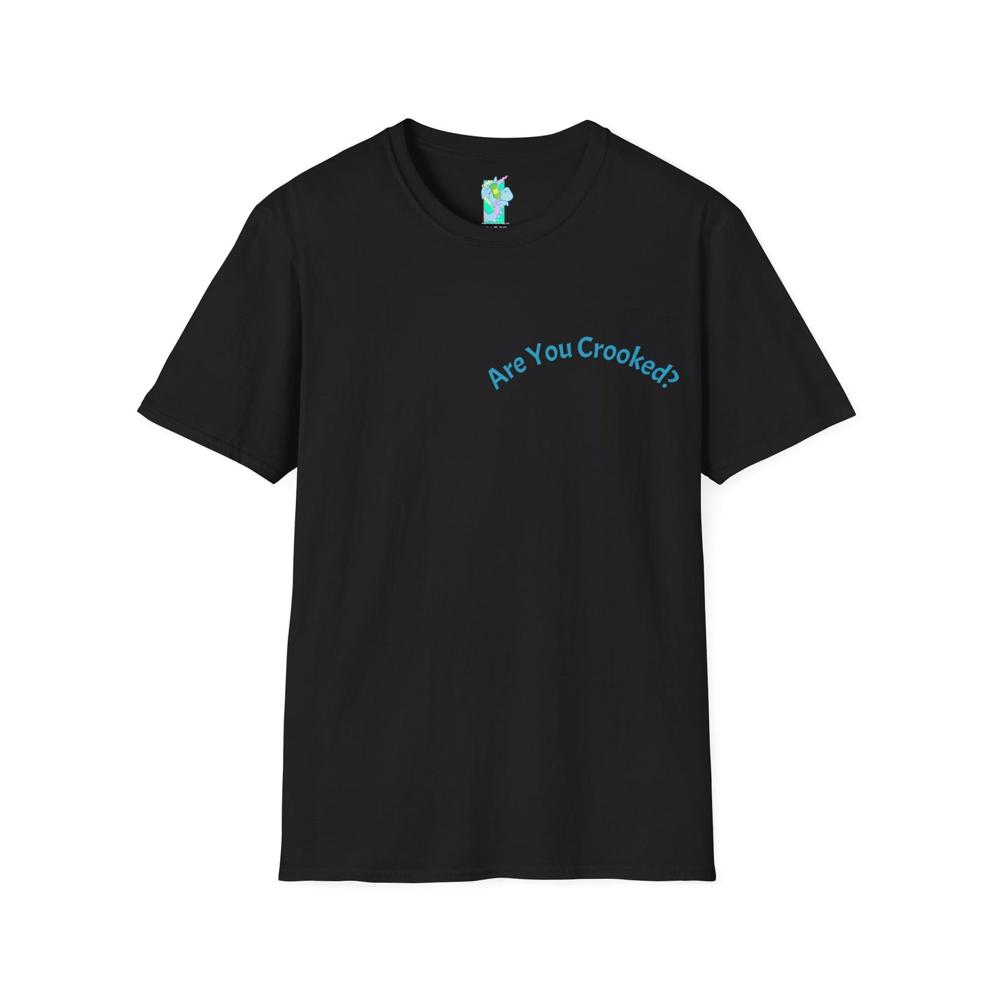 Cool Unicorn Graphic T-Shirt - Are You Crooked, RAVER? Unisex Tee
