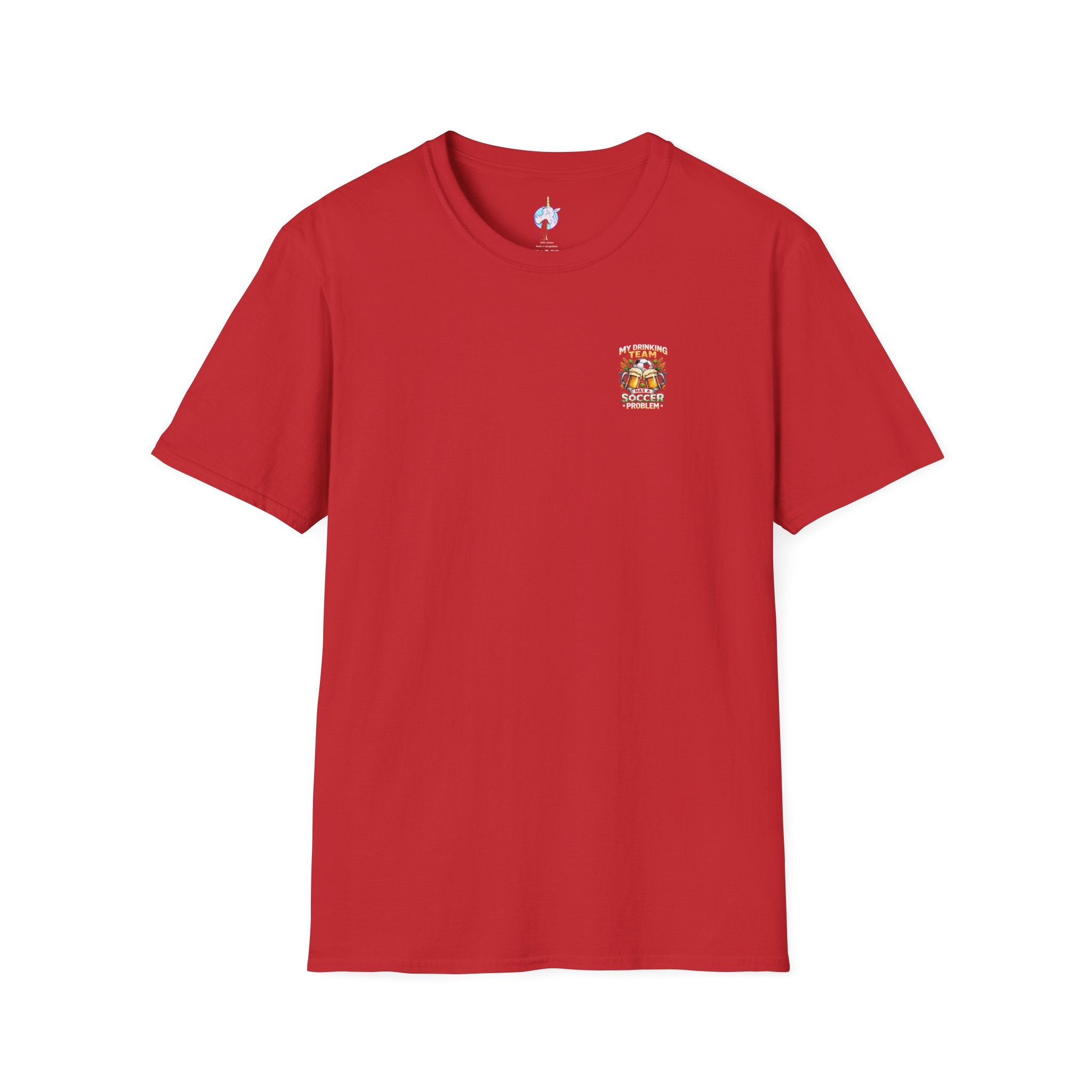 Soccer Drinking Team T-Shirt — "My Drinking Team Has a Soccer Problem" Football Beer Tee