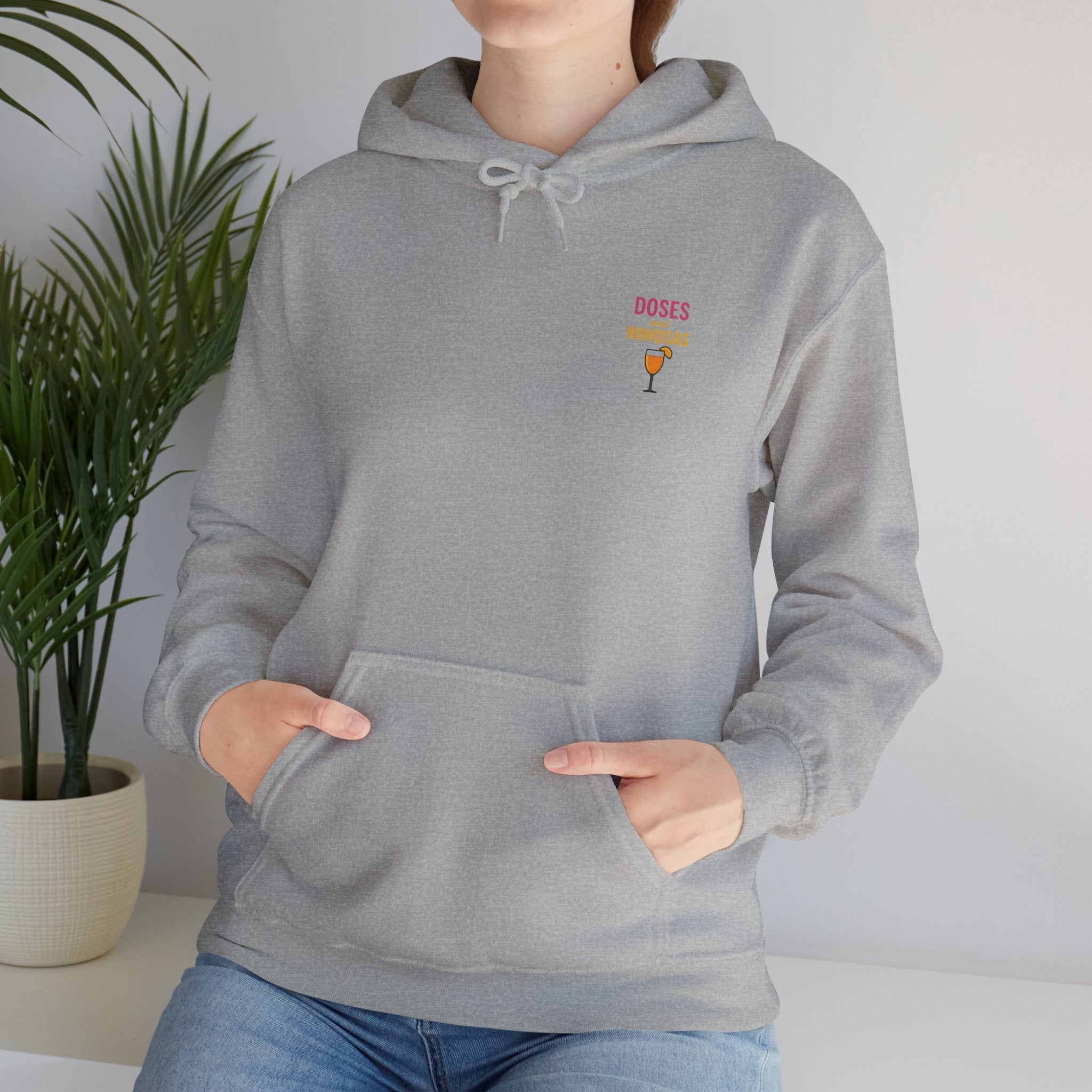 Party Vibes Hooded Sweatshirt — "Sunday Funday" Doses & Mimosas